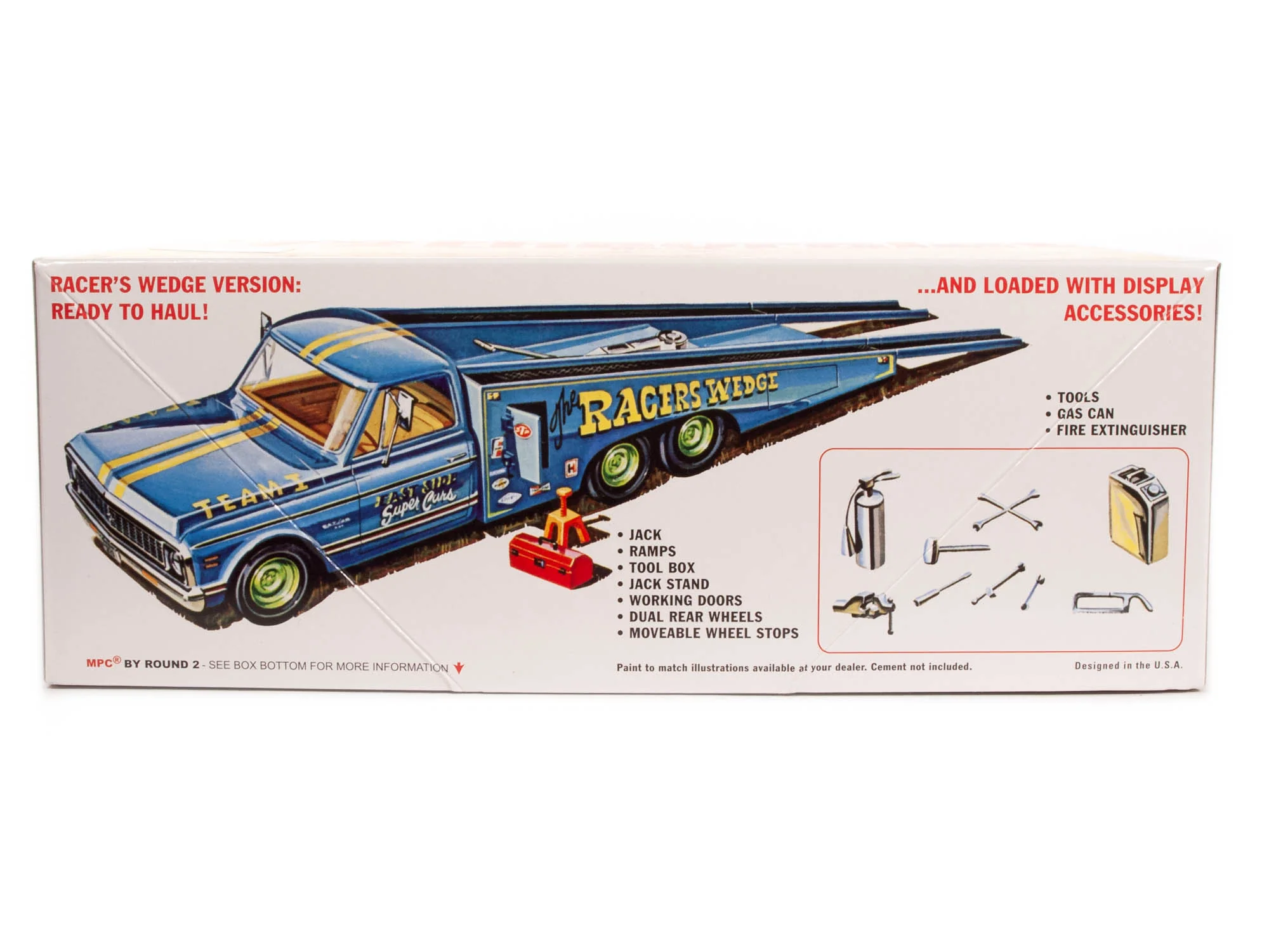 MPC 1972 Chevy Racer's Wedge Pick Up 1:25 Scale Model Kit - Image 2