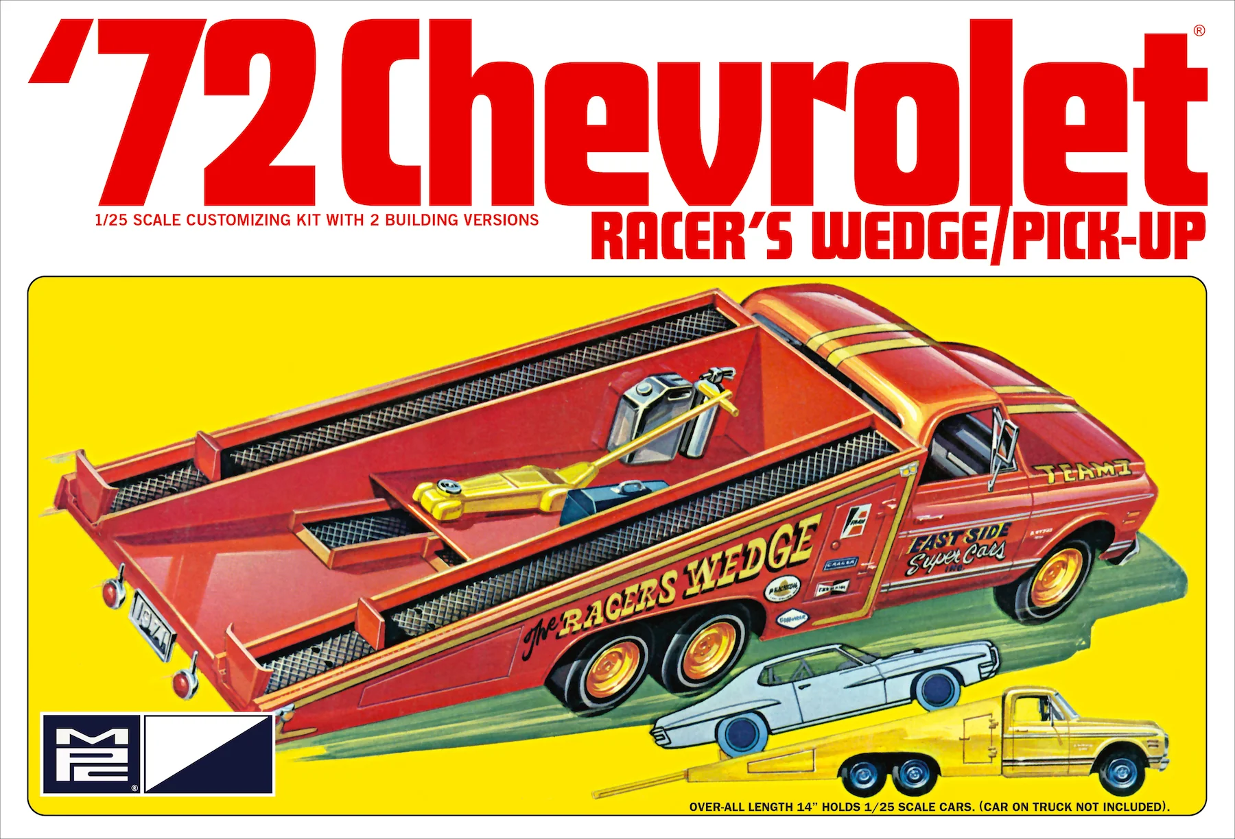 MPC 1972 Chevy Racer's Wedge Pick Up 1:25 Scale Model Kit - Image 6