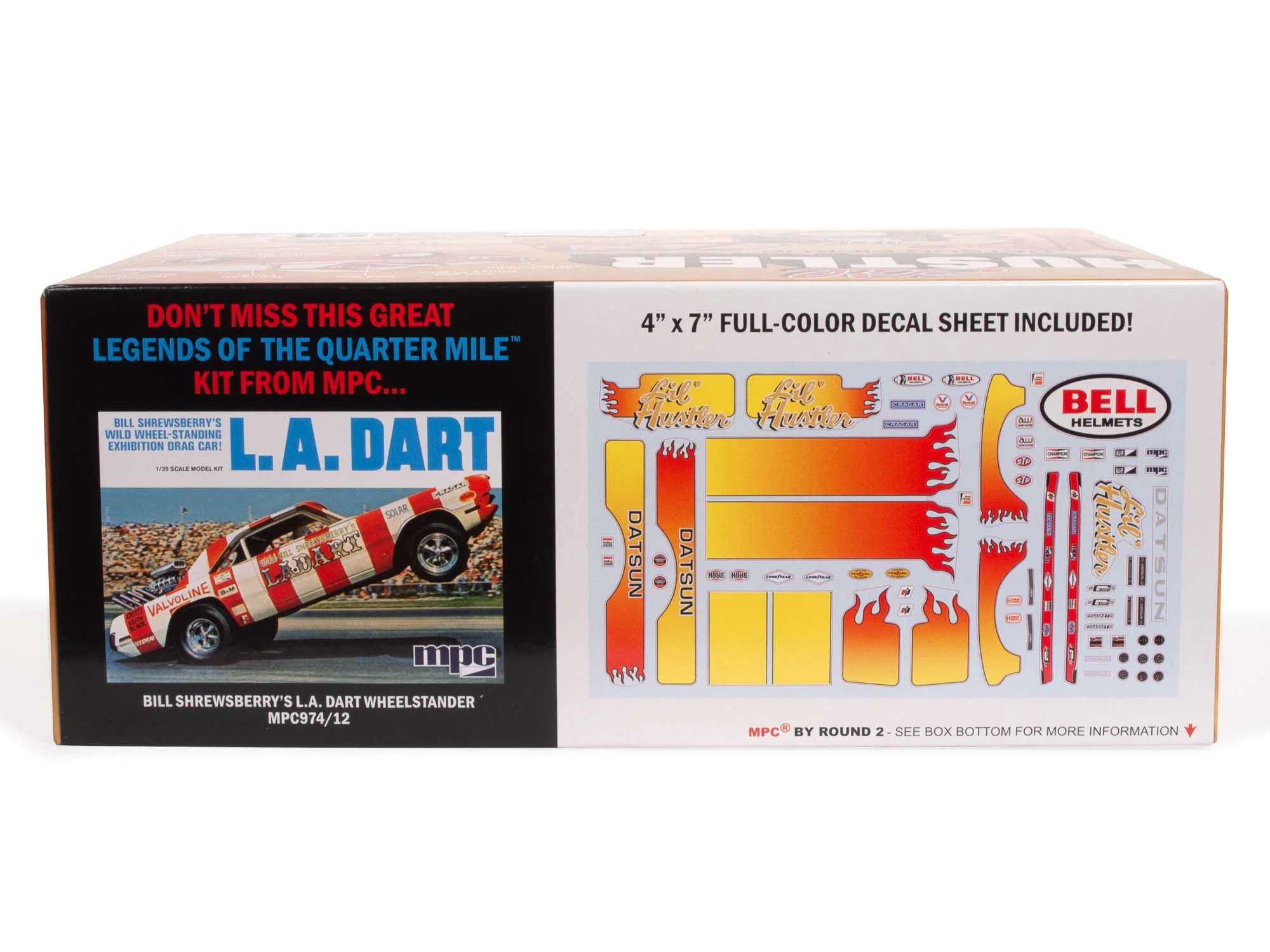 MPC 1975 Datsun Pickup "Li'l Hustler" 1:25 Scale Model Kit - Image 2