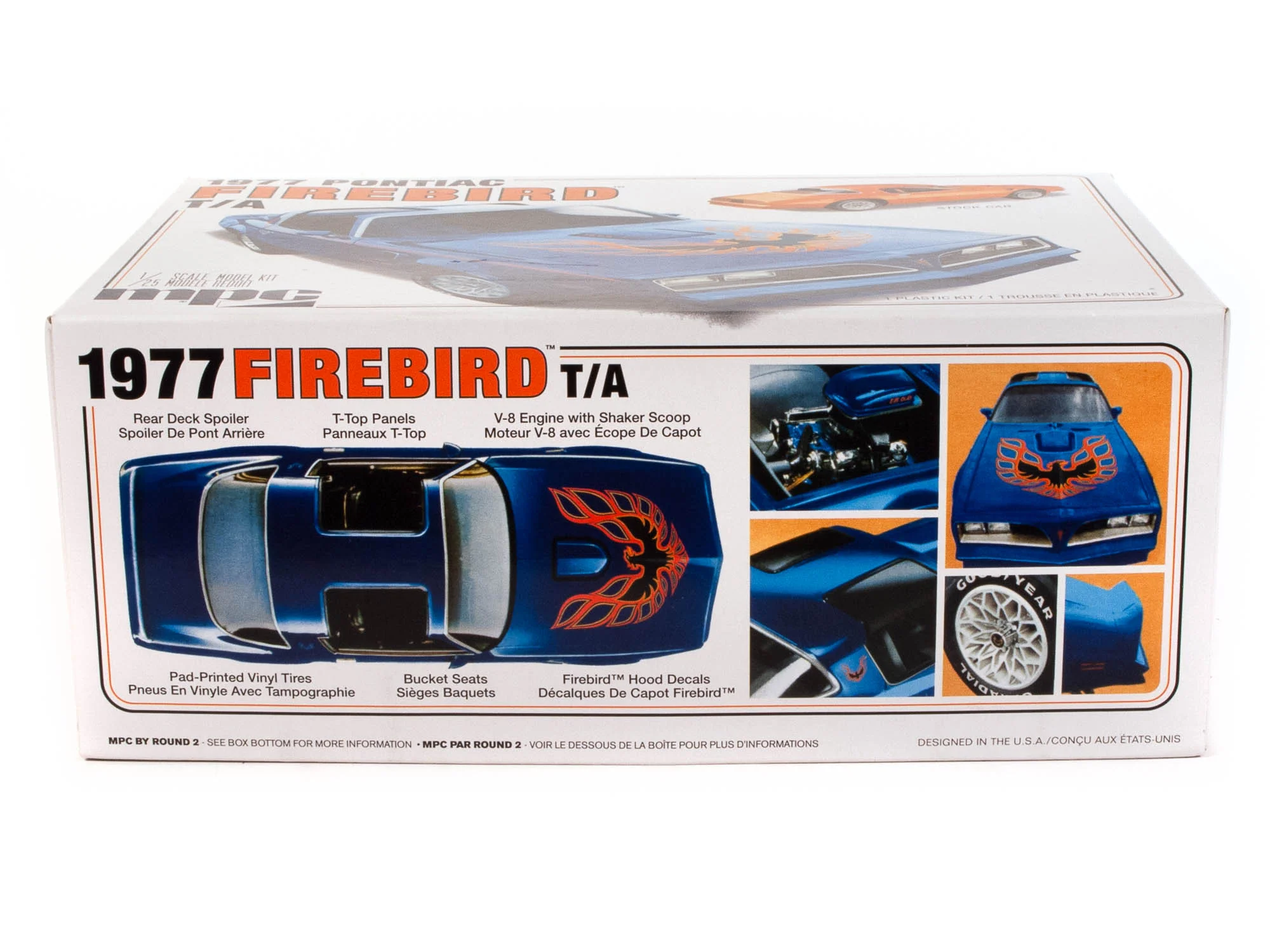 MPC 1977 Pontiac Firebird T-A 1:25 Scale Model Kit - Image 2