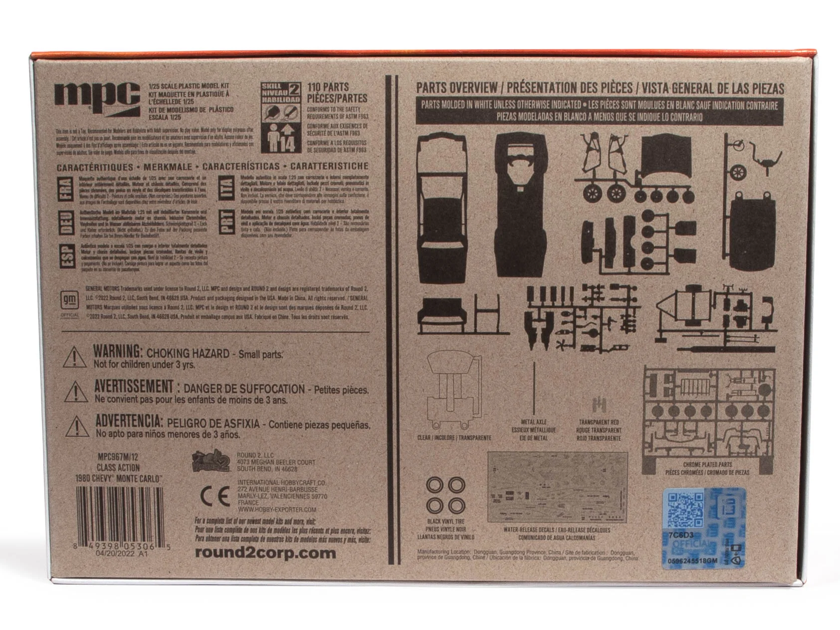 MPC 1980 Chevy Monte Carlo "Class Action" 1:25 Scale Model Kit - Image 4