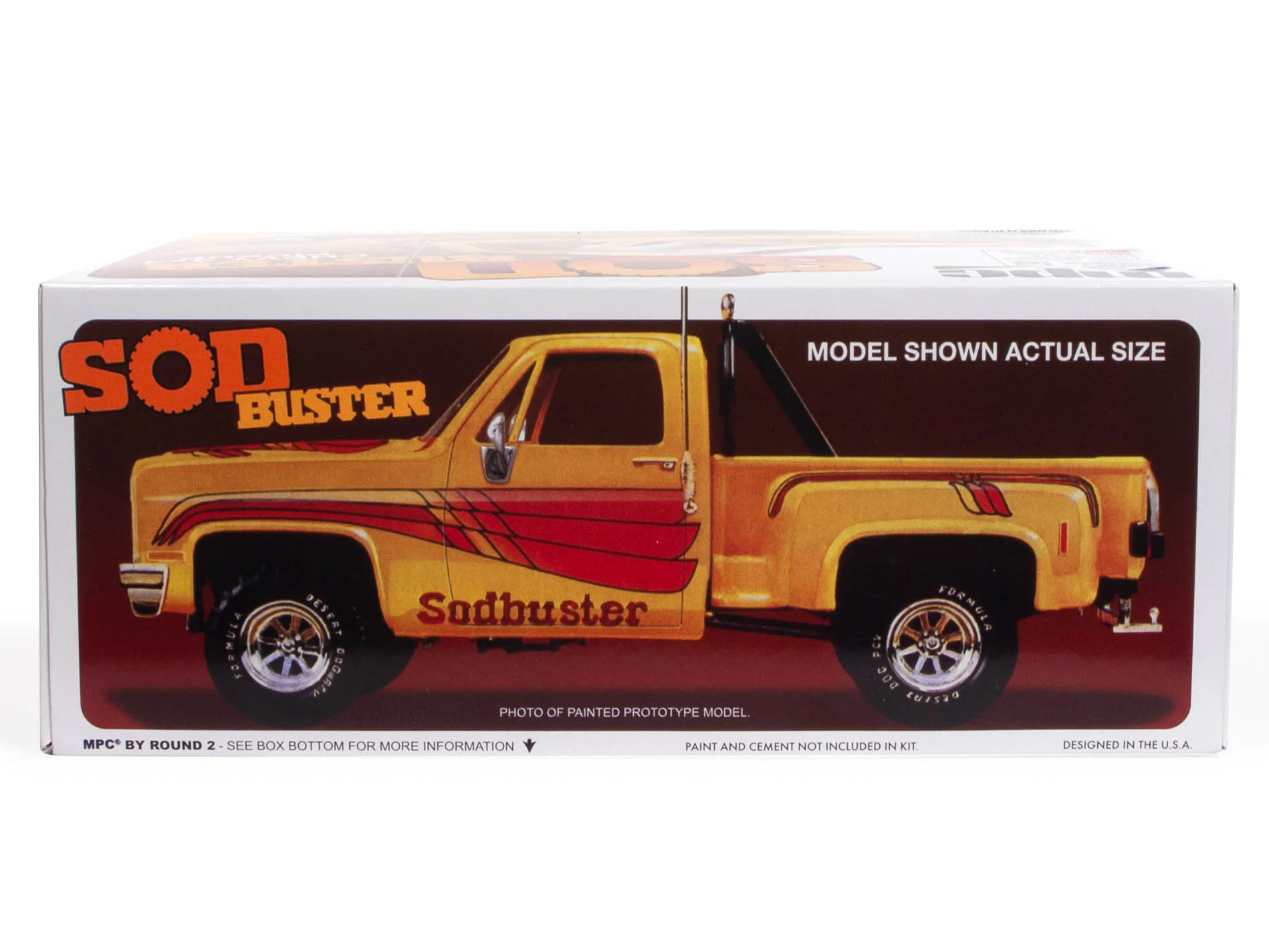 MPC 1981 Chevy Stepside Pickup Sod Buster 1:25 Scale Model Kit - Image 2