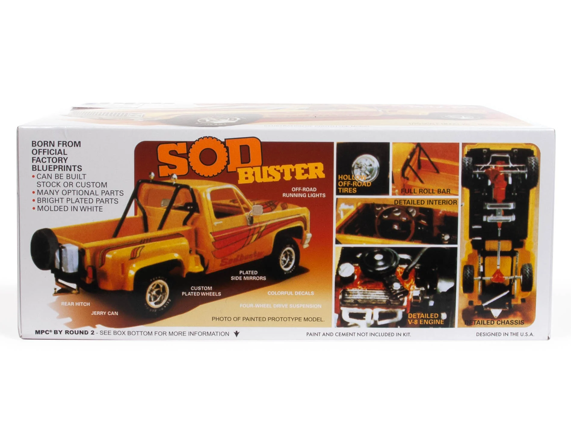 MPC 1981 Chevy Stepside Pickup Sod Buster 1:25 Scale Model Kit - Image 3