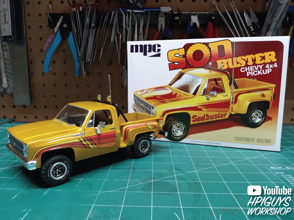 MPC 1981 Chevy Stepside Pickup Sod Buster 1:25 Scale Model Kit - Image 5