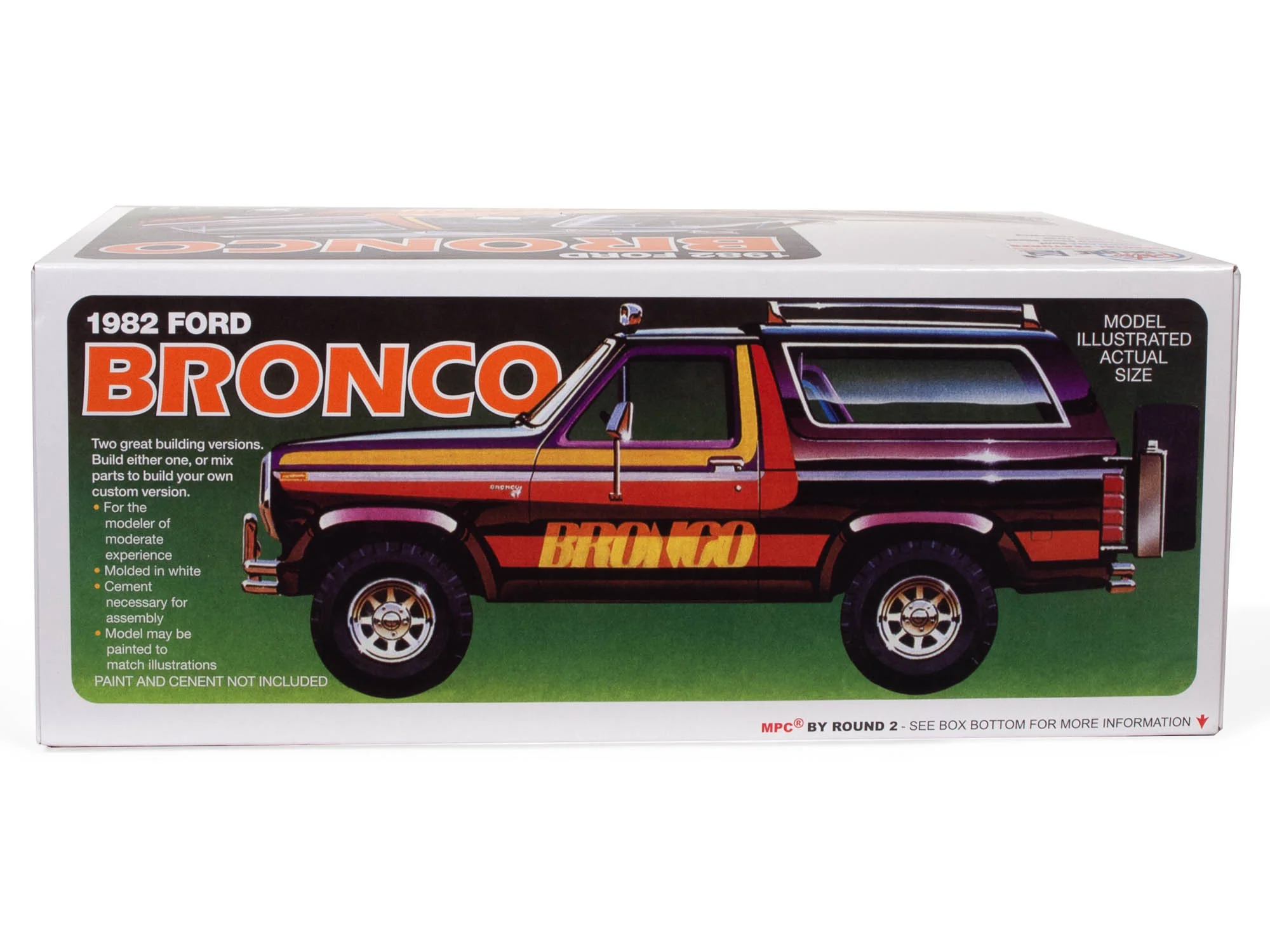 MPC 1982 Ford Bronco 1:25 Scale Model Kit - Image 2