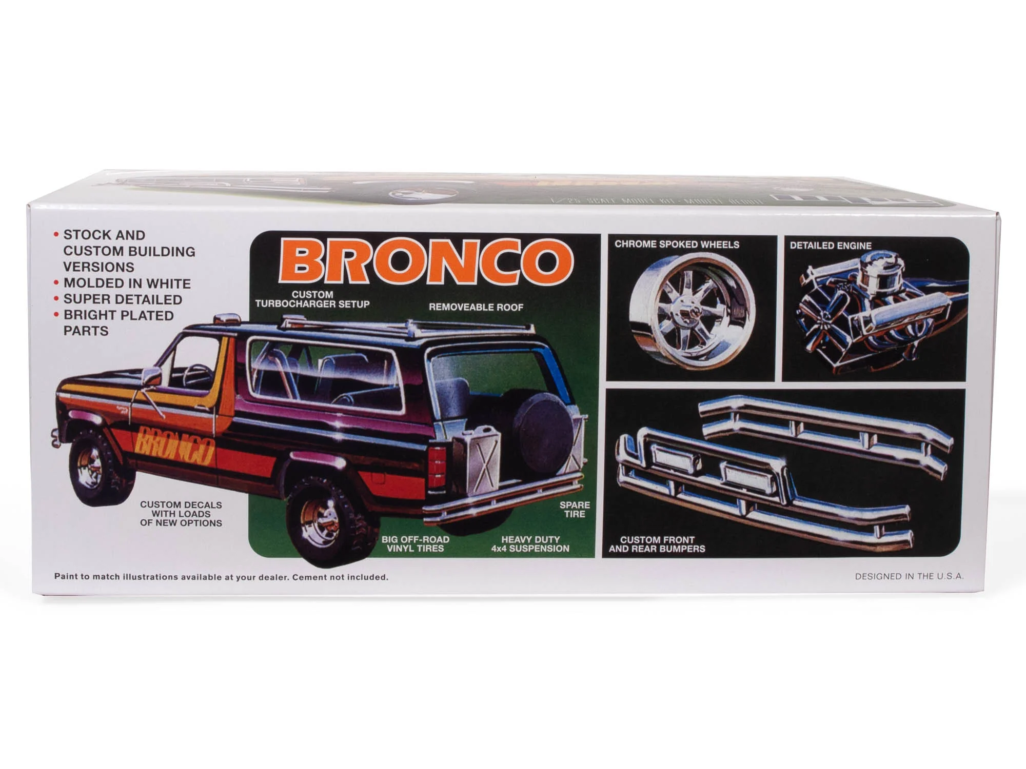 MPC 1982 Ford Bronco 1:25 Scale Model Kit - Image 3