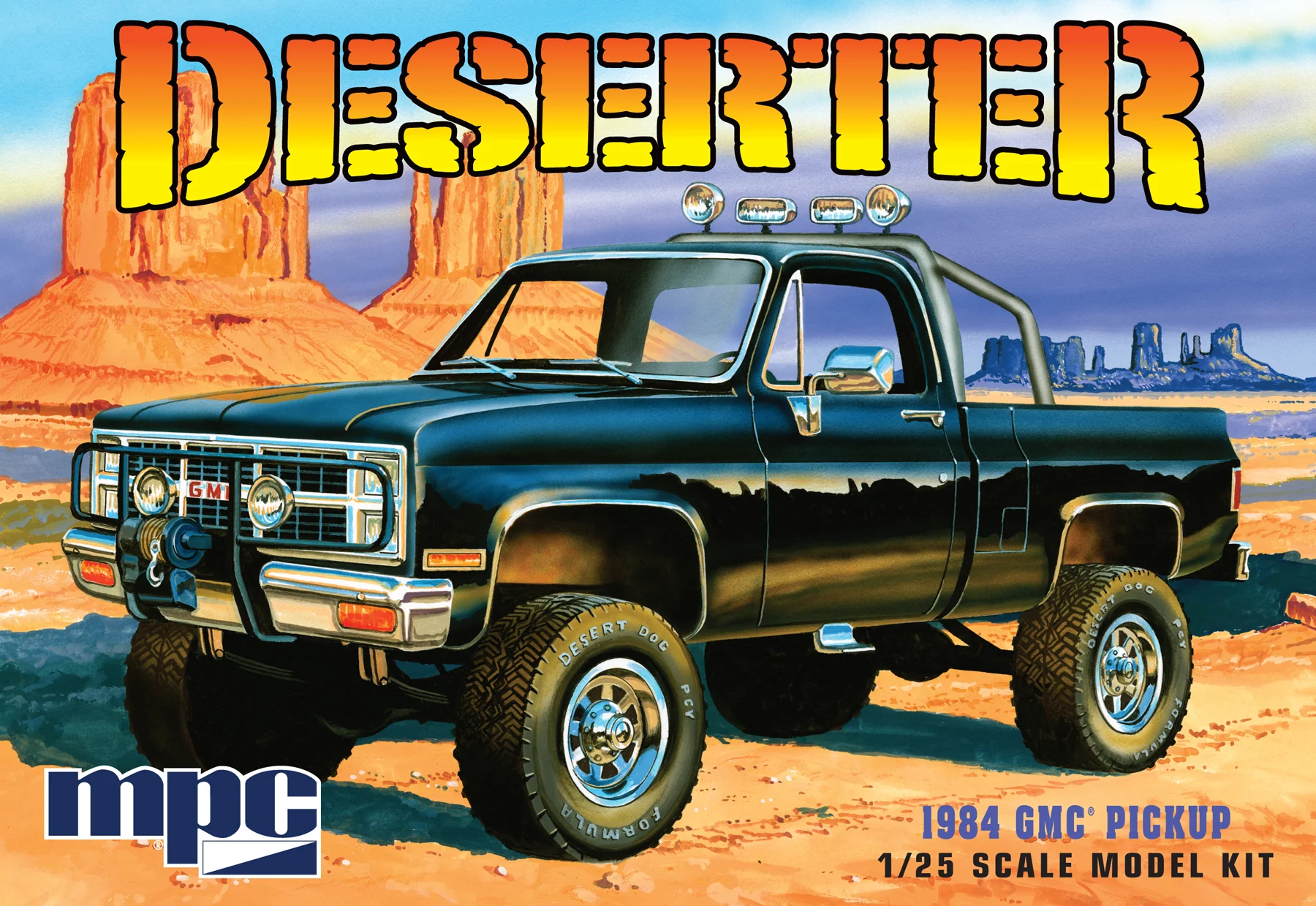 MPC 1984 GMC Pickup (Molded in White) 1:25 Scale Model Kit - Image 5
