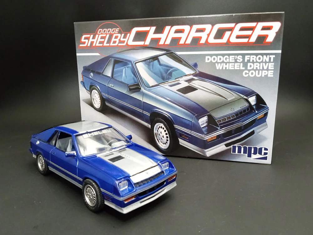 MPC 1986 Dodge Shelby Charger 1:25 Scale Model Kit - Image 4