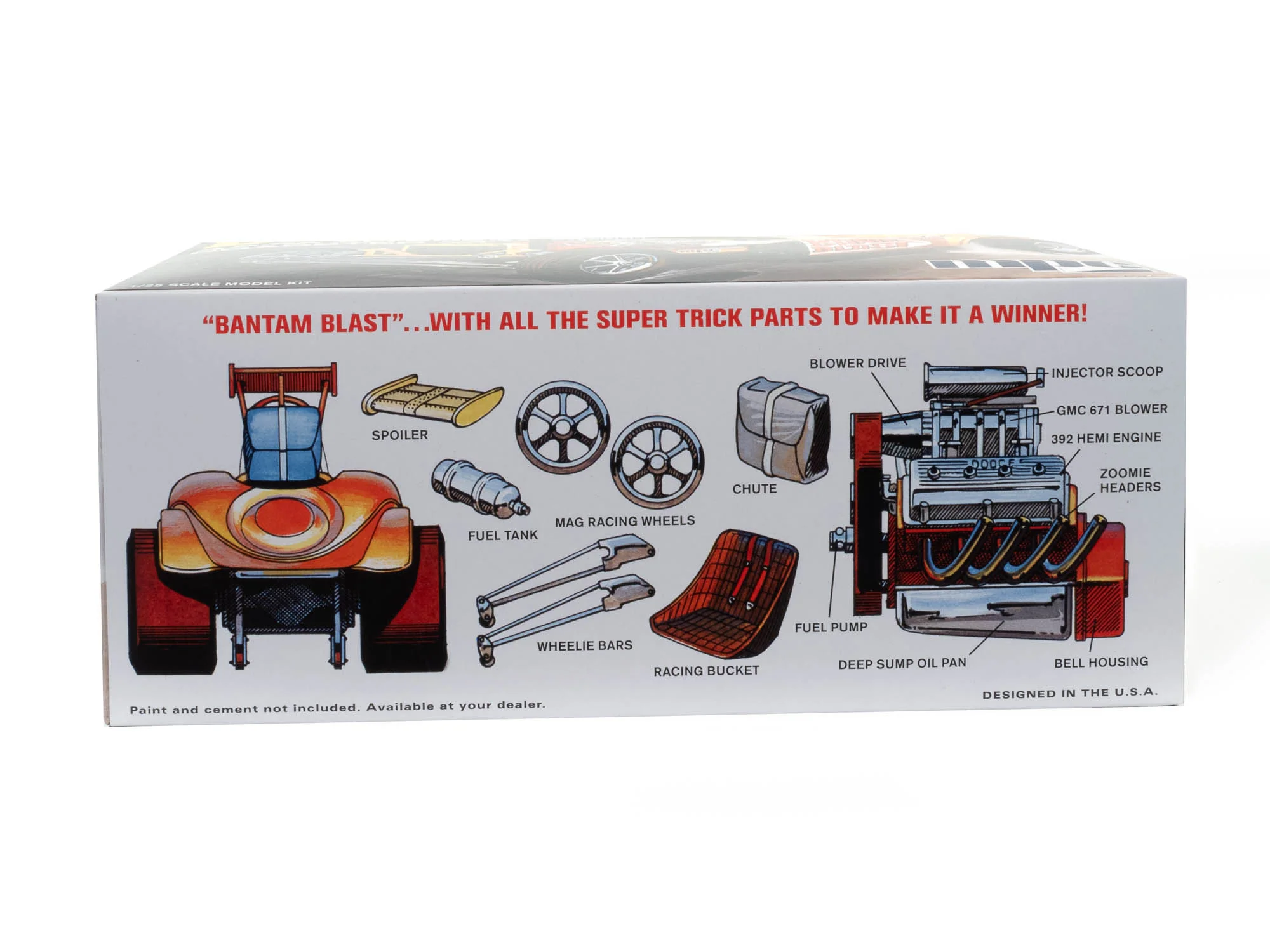 MPC Bantam Blast Dragster 1:25 Scale Model Kit - Image 3
