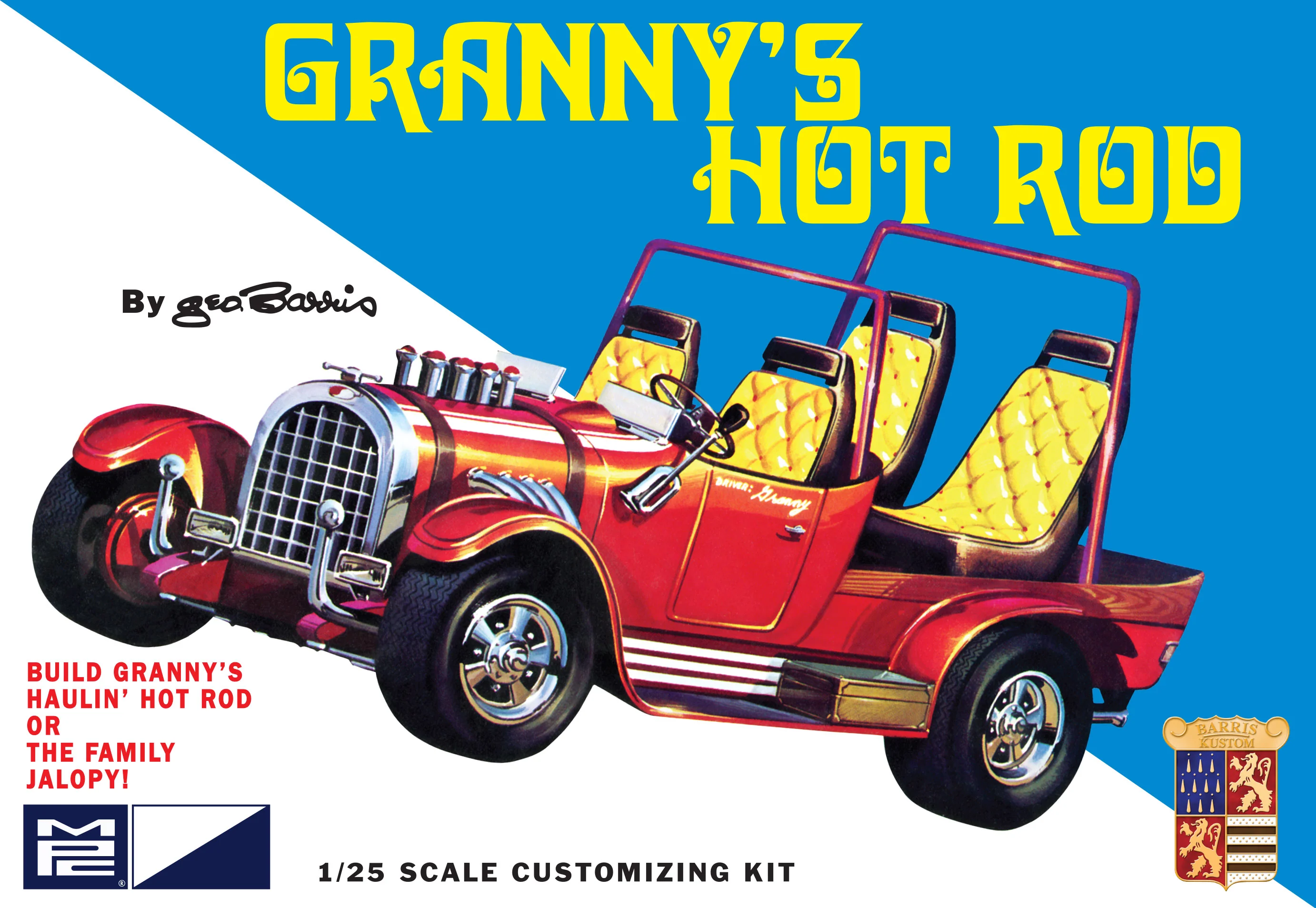 MPC Granny's Hot Rod George Barris 1:25 Scale Model Kit - Image 5