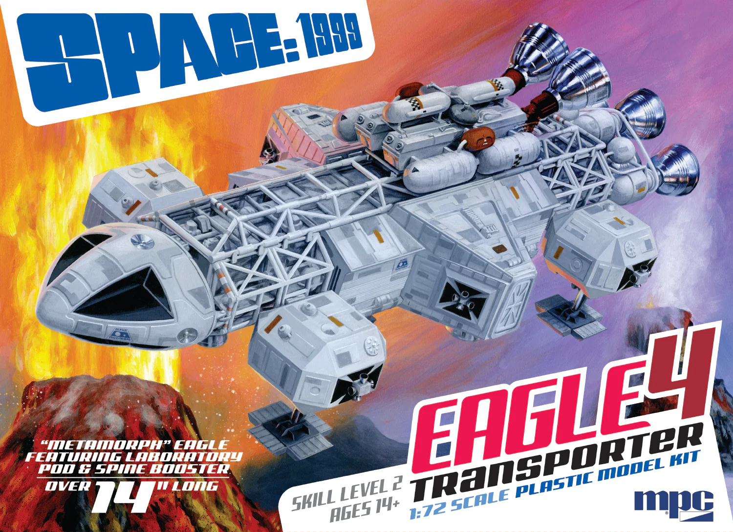 MPC 14" Space:1999 Eagle 4 featuring Lab Pod & Spine Booster 1:72 Scale Model Kit - Image 5