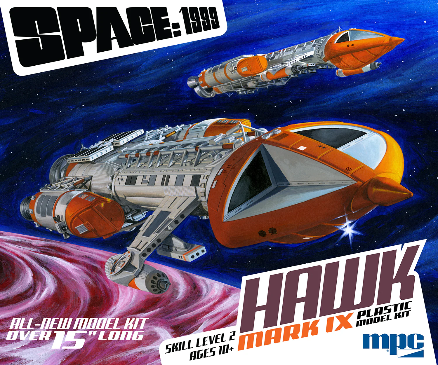 MPC Space: 1999 Hawk Mk IX 1:48 Scale Model Kit - Image 5
