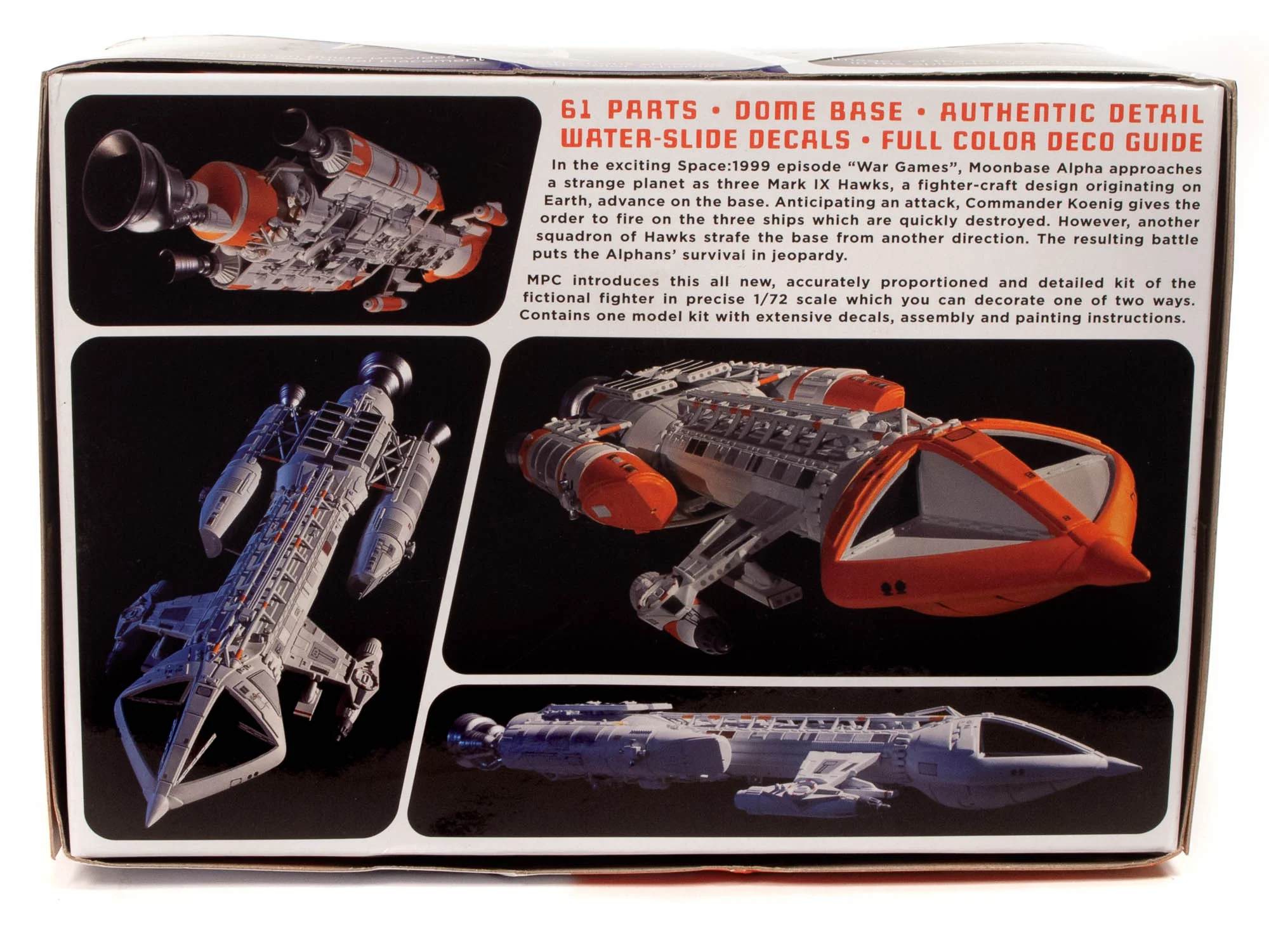MPC Space: 1999 Hawk Mk IX 1:72 Scale Model Kit - Image 4