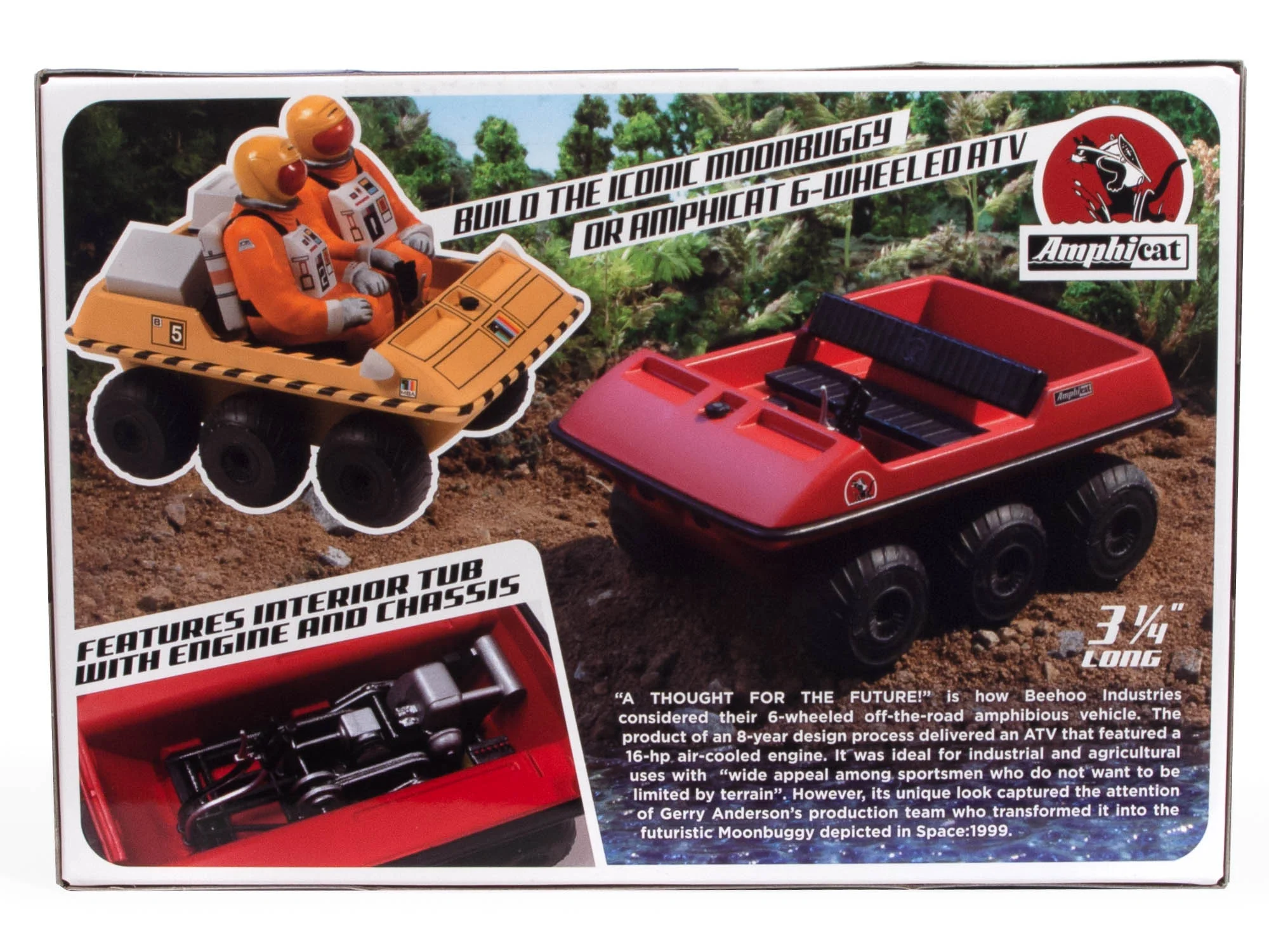 MPC Space:1999 Moonbuggy/Amphicat 1:24 Scale Model Kit - Image 4