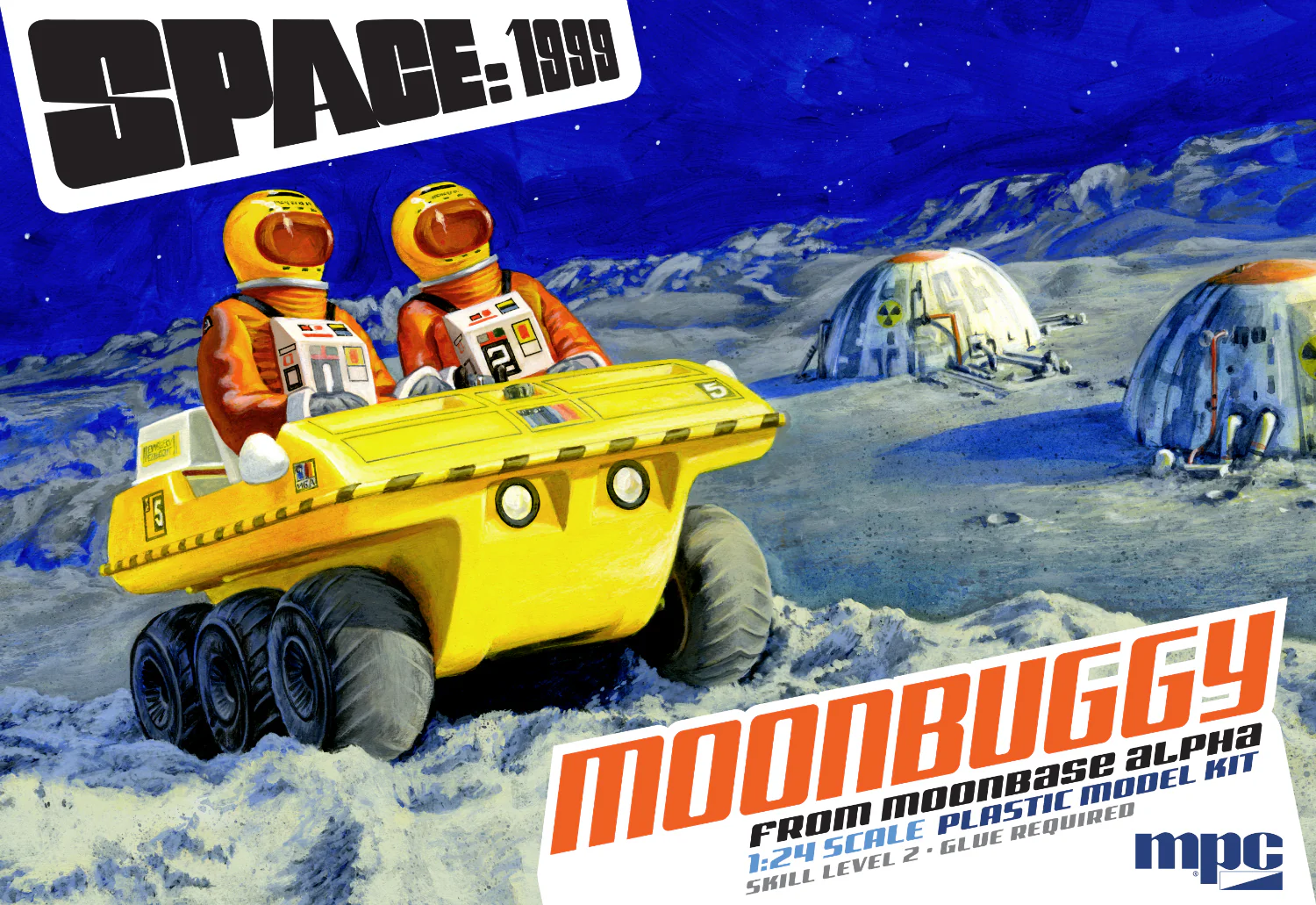 MPC Space:1999 Moonbuggy/Amphicat 1:24 Scale Model Kit - Image 5
