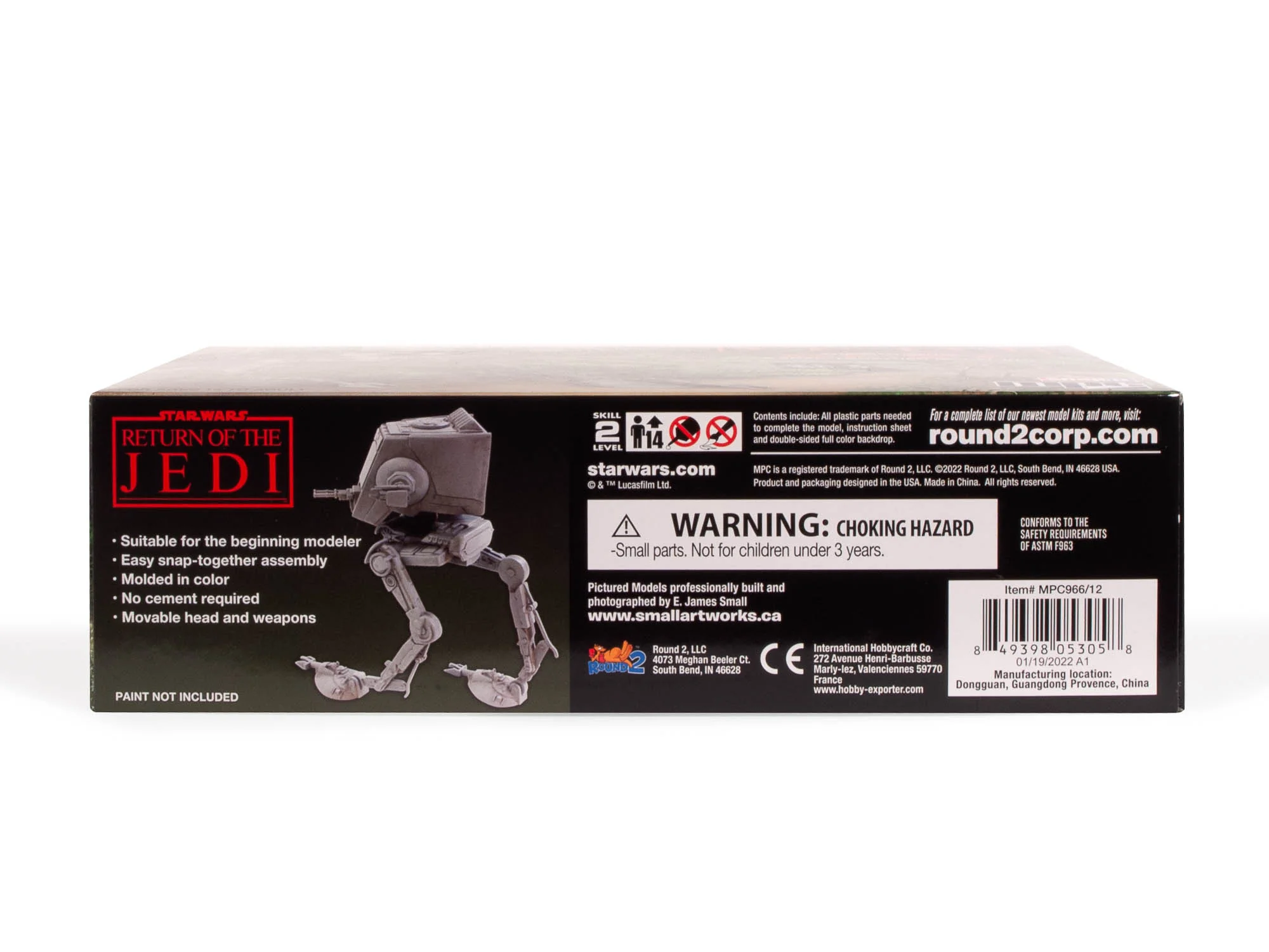 MPC Star Wars: Return of the Jedi AT-ST Walker 1:100 Scale Snap Model Kit - Image 5