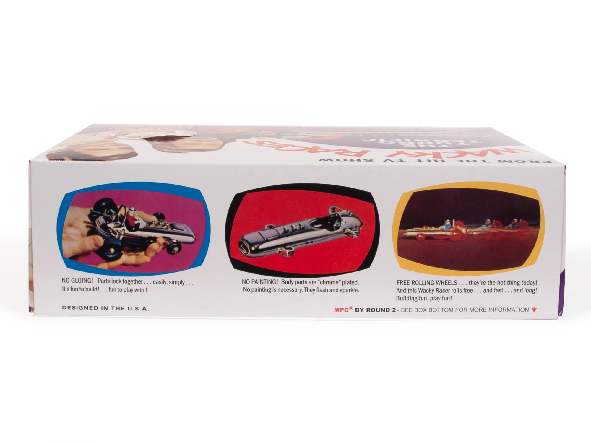 MPC Wacky Races - Turbo Terrific  (SNAP) 1:32 Scale Model Kit - Image 2