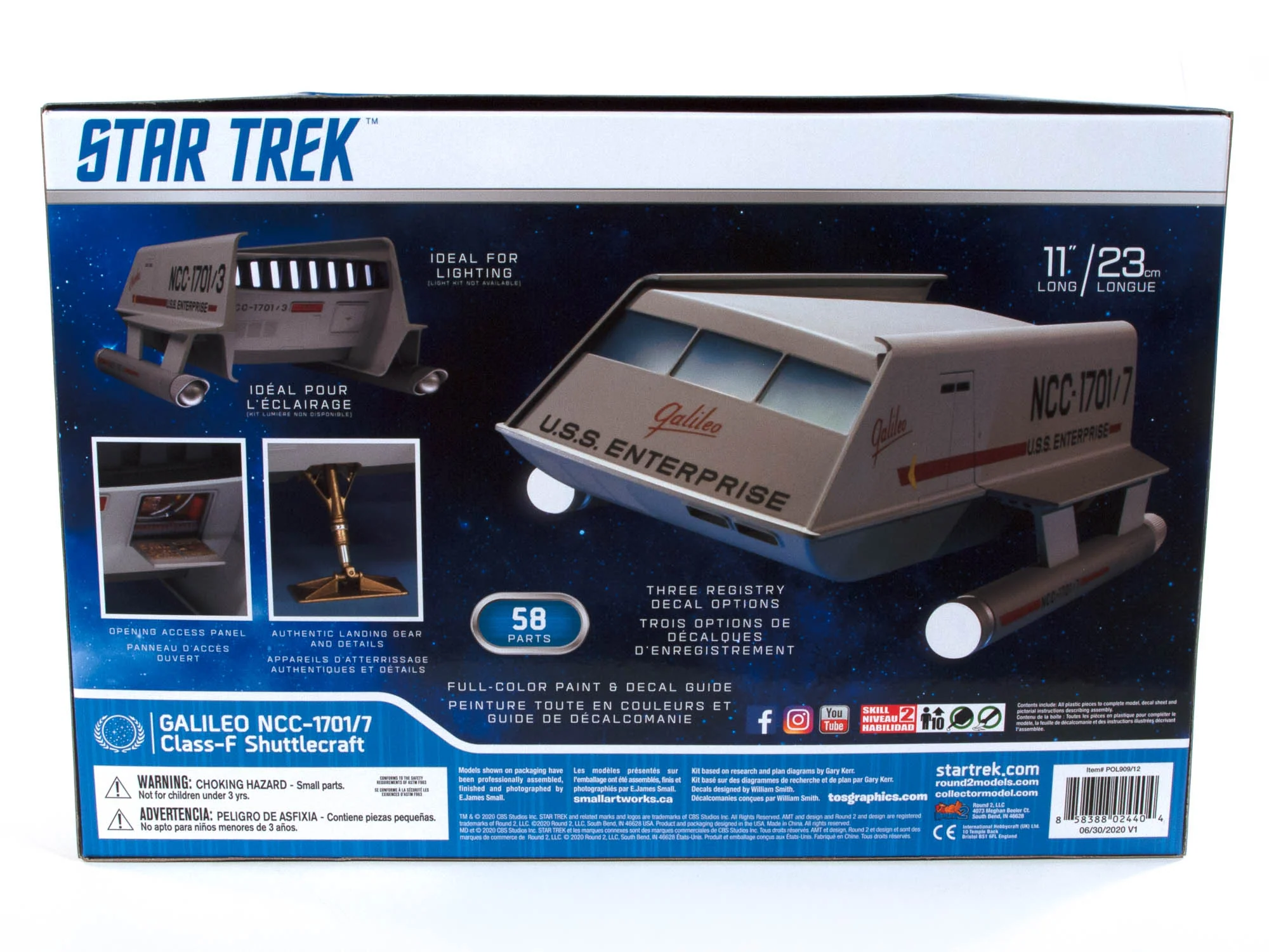 Polar Lights Galileo Shuttle 1:32 Scale Model Kit - Image 4