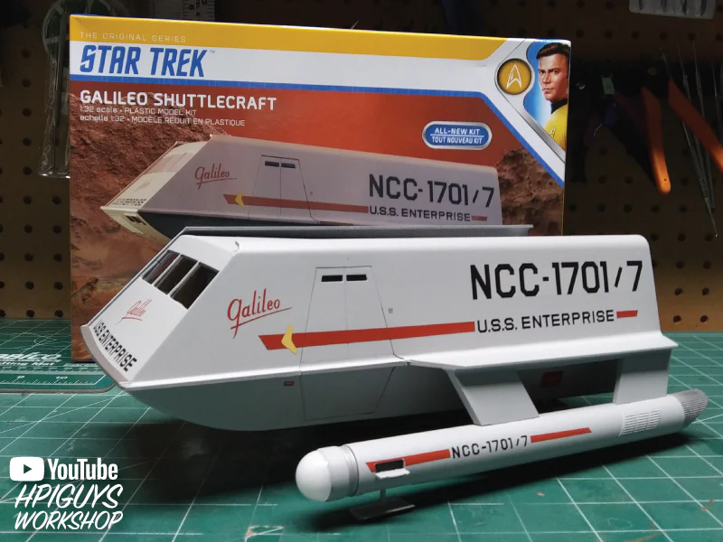 Polar Lights Galileo Shuttle 1:32 Scale Model Kit - Image 5