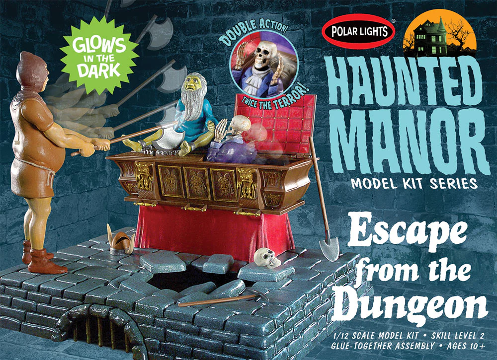 Polar Lights Haunted Manor: Escape from the Dungeon 1:12 Scale Model Kit - Image 4