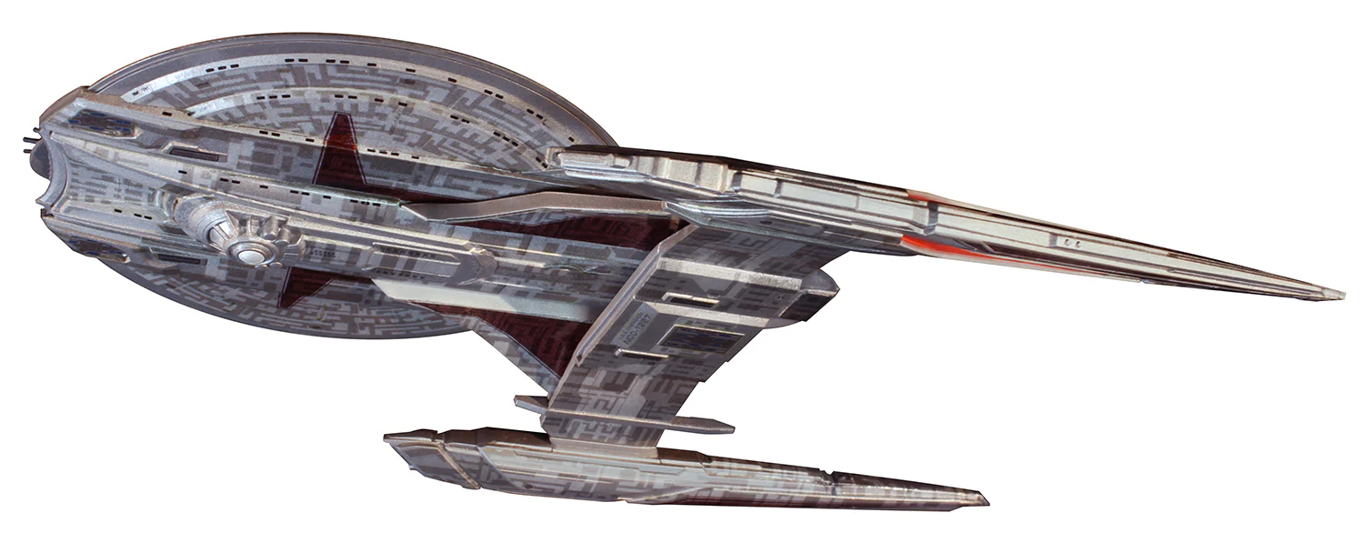 Polar Lights Star Trek Discovery U.S.S. Shenzhou 1:2500 Scale Snap Kit - Image 5