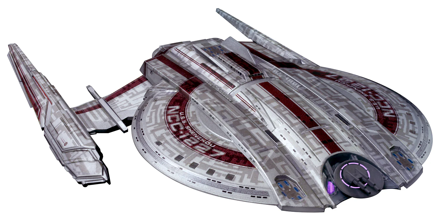 Polar Lights Star Trek Discovery U.S.S. Shenzhou 1:2500 Scale Snap Kit - Image 8