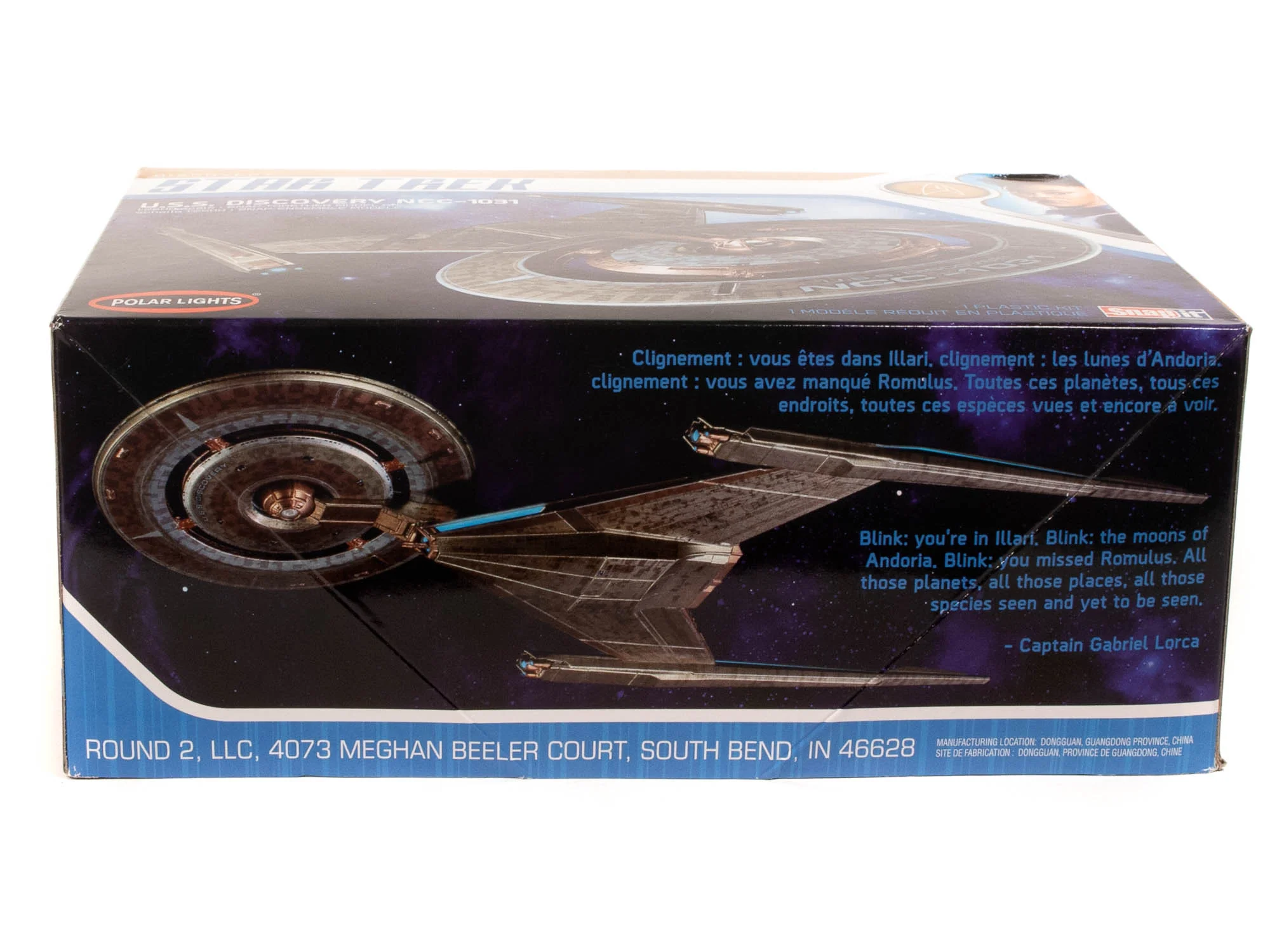 Polar Lights Star Trek U.S.S. Discovery NCC-1031 1:2500 Scale Snap Kit - Image 3