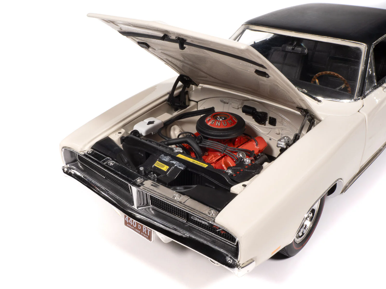 American Muscle 1969 Dodge Charger R/T 1:18 Scale Diecast - Image 8