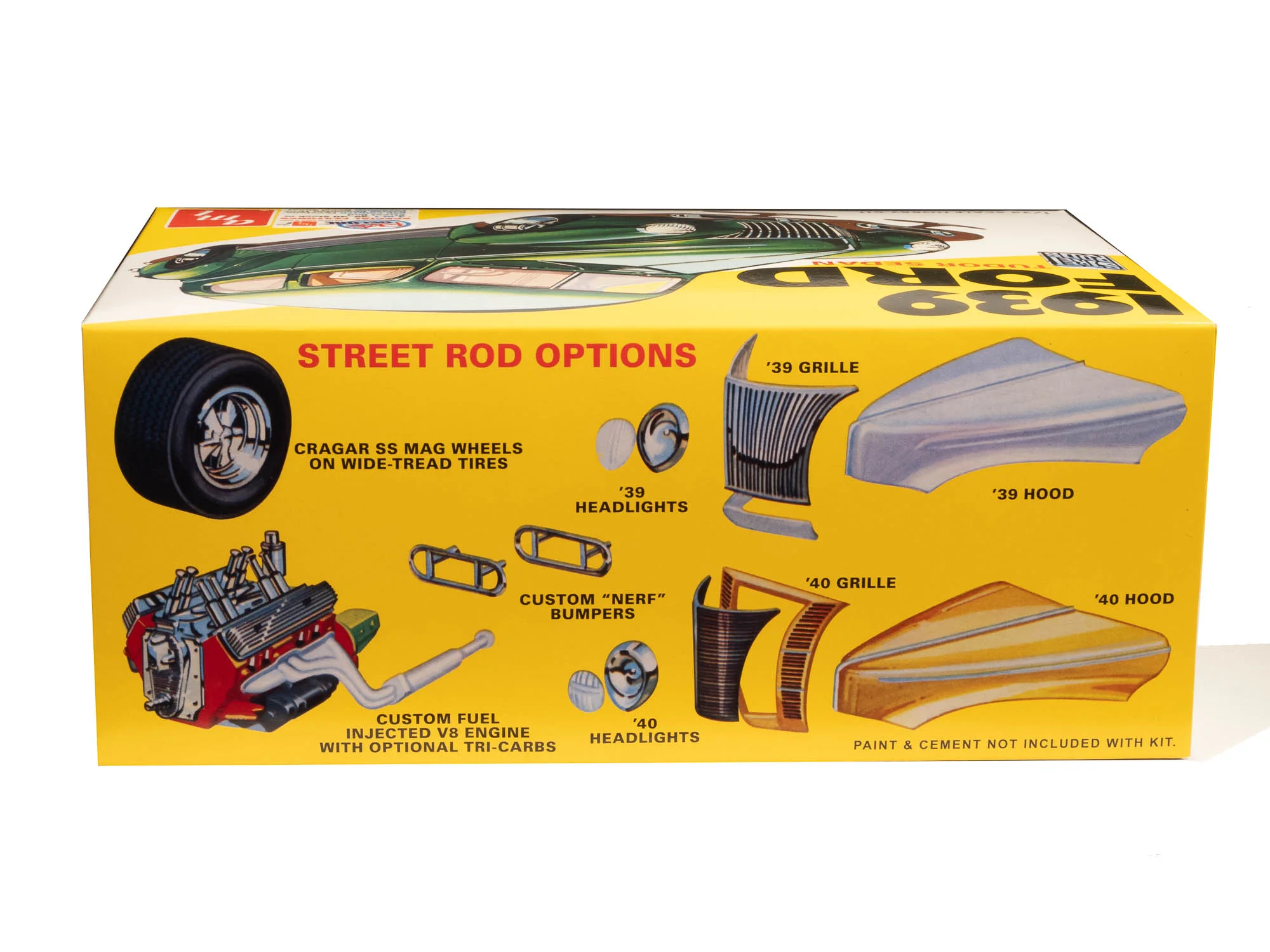 AMT 1939 Ford Sedan Street Rod Series 1:25 Scale Model Kit - Image 3