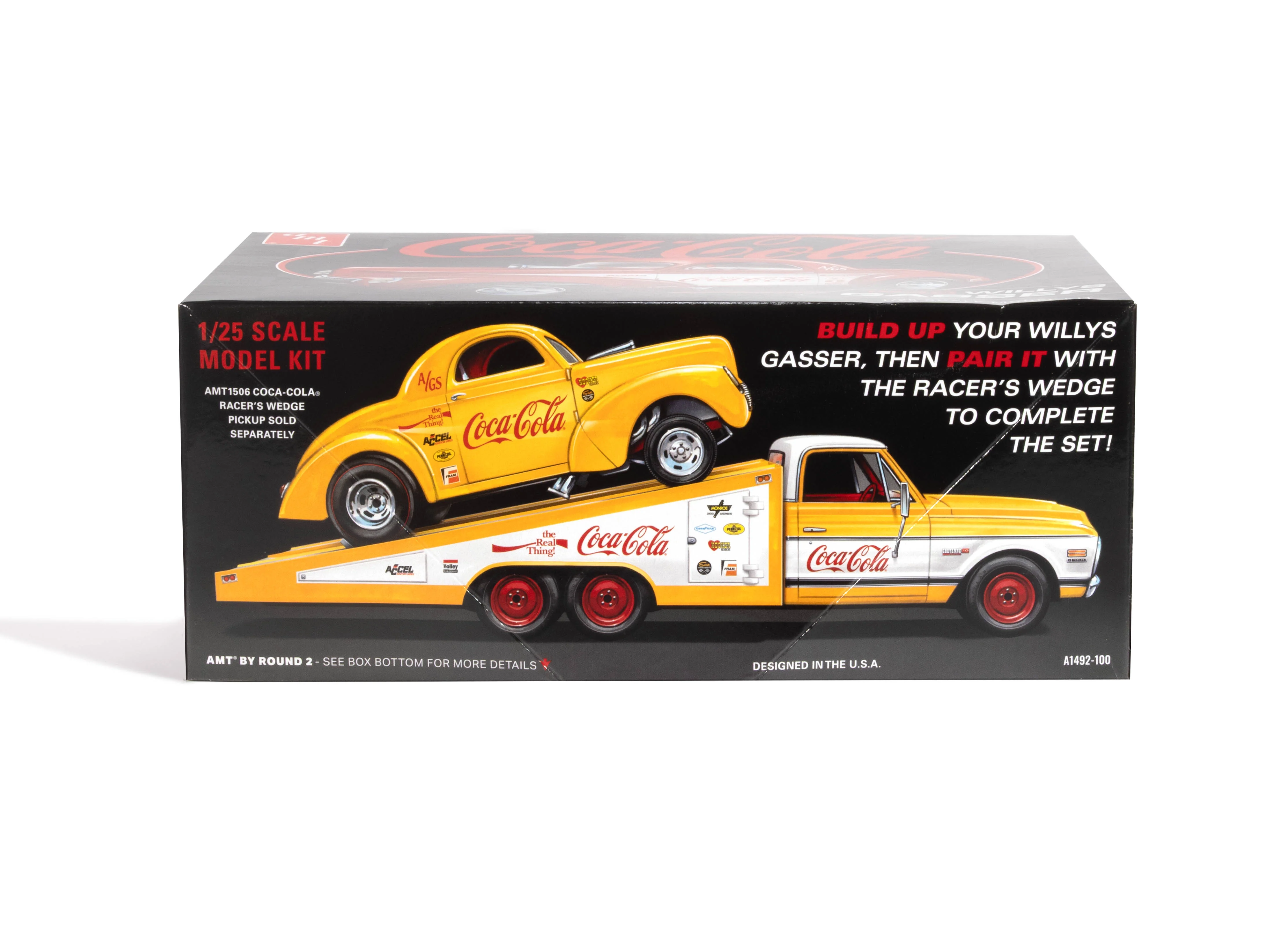 AMT 1940 Willys Coupe (Coke Race Team) 1:25 Scale Model Kit - Image 5