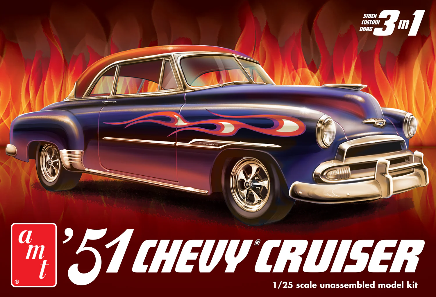 AMT 1951 Chevy Custom Cruiser 1:25 Scale Model Kit