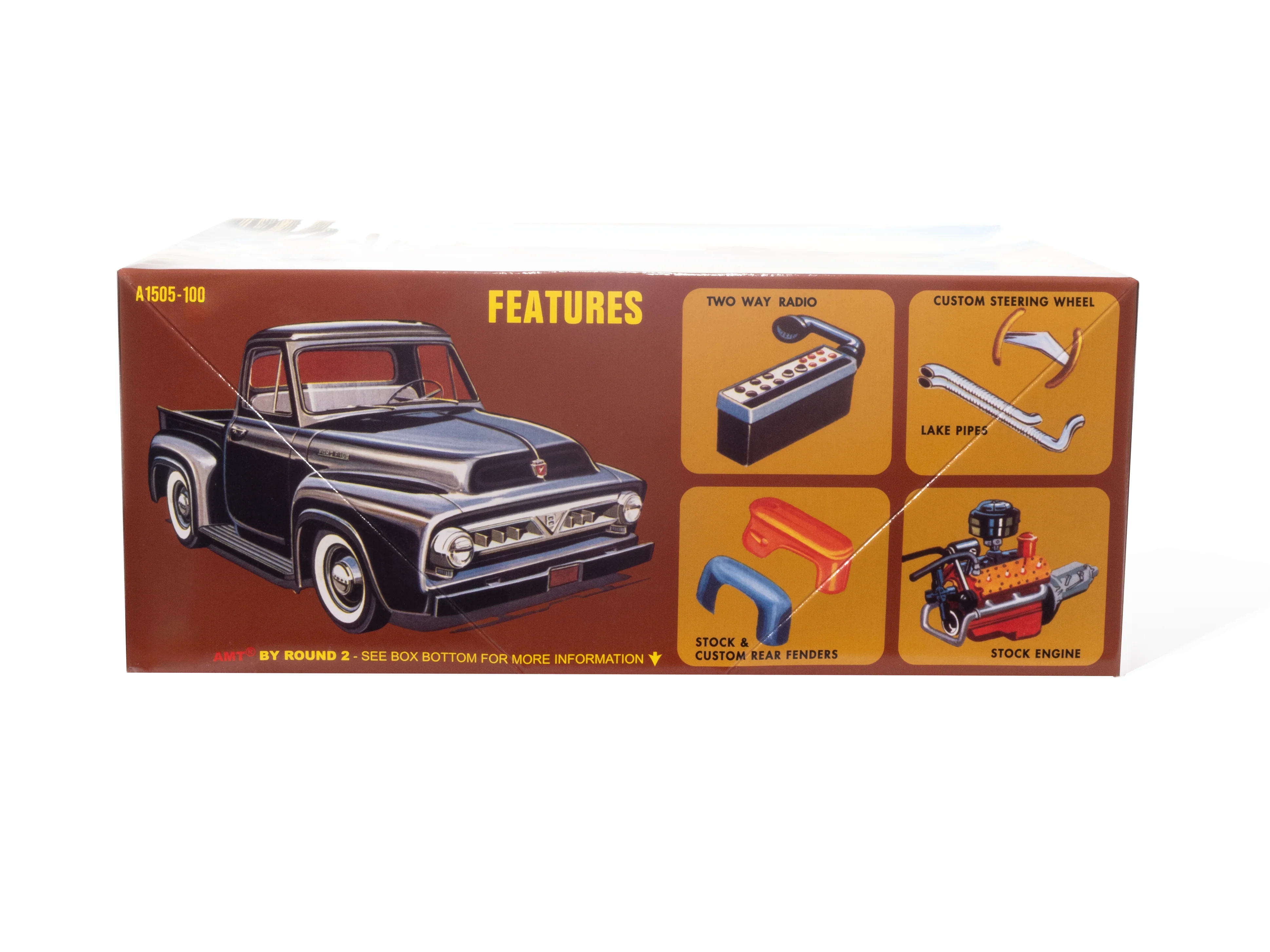AMT 1953 Ford Pickup Baja Patrol 1:25 Scale Model Kit - Image 5