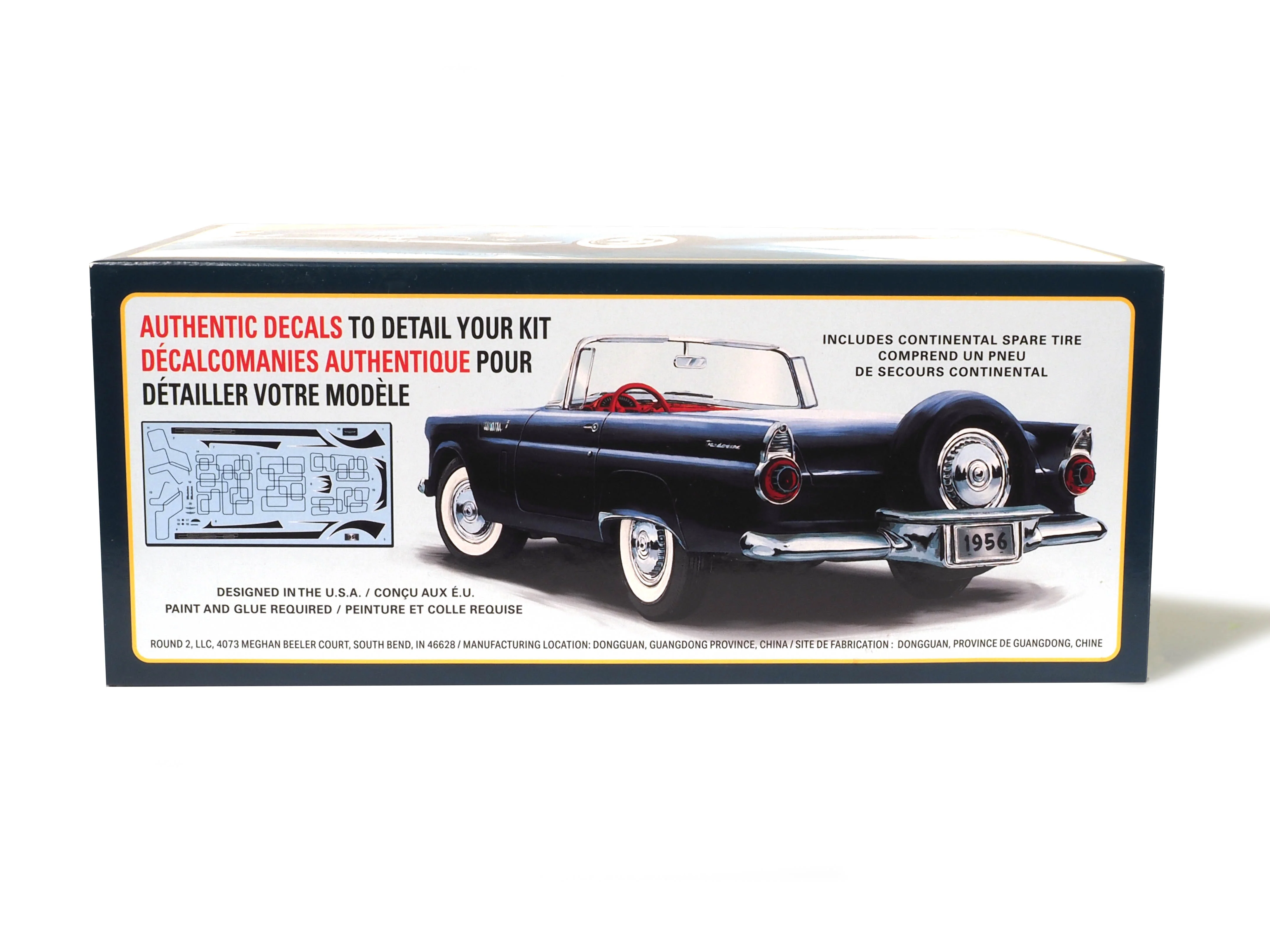 AMT 1956 Ford Thunderbird 1:25 Scale Model Kit - Image 3