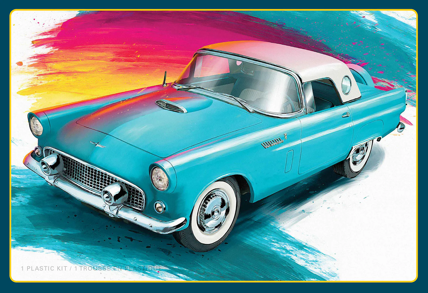 AMT 1956 Ford Thunderbird 1:25 Scale Model Kit - Image 7