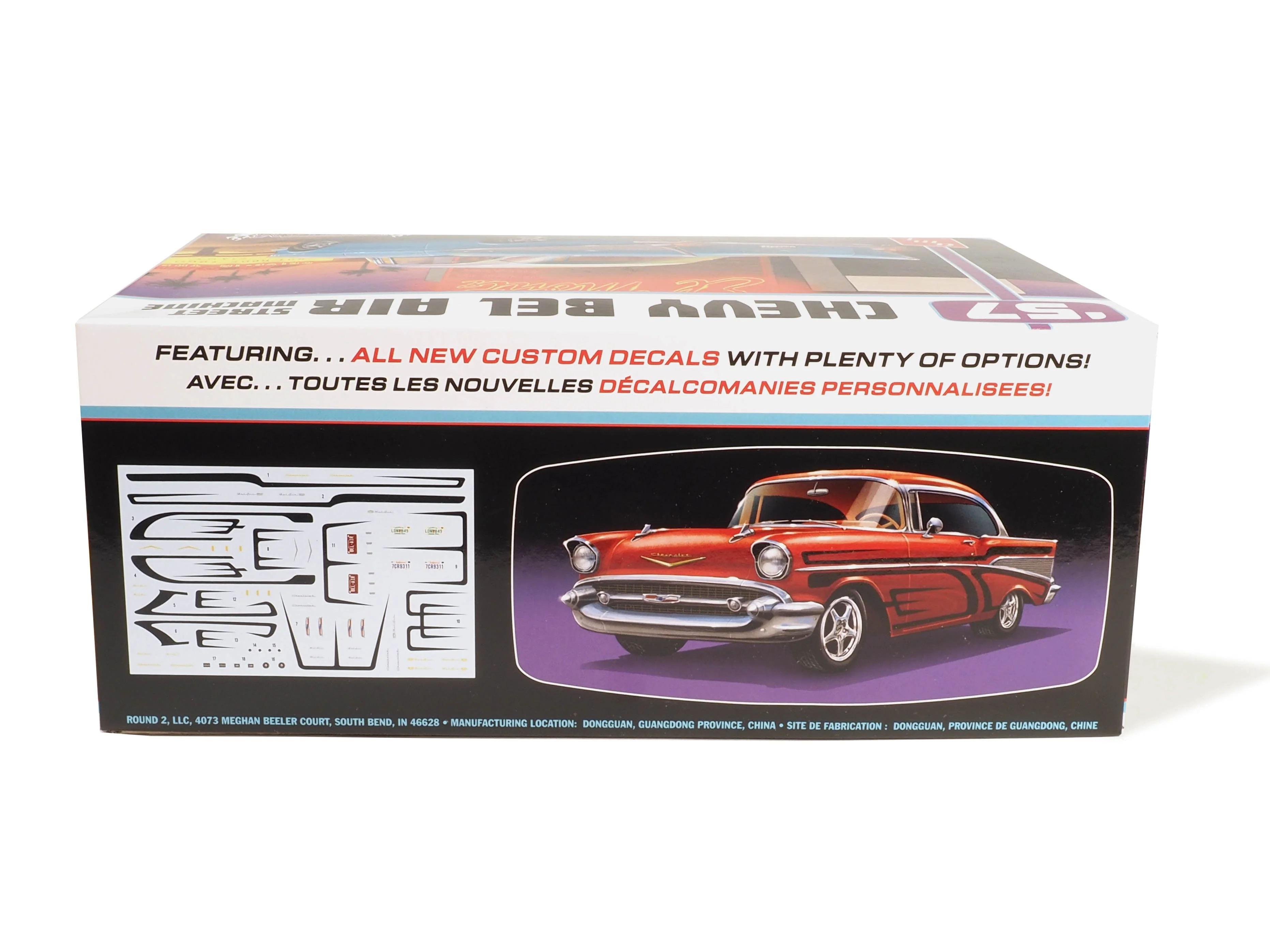 AMT 1957 Chevy Bel Air Street Machine 1:25 Scale Model Kit - Image 3