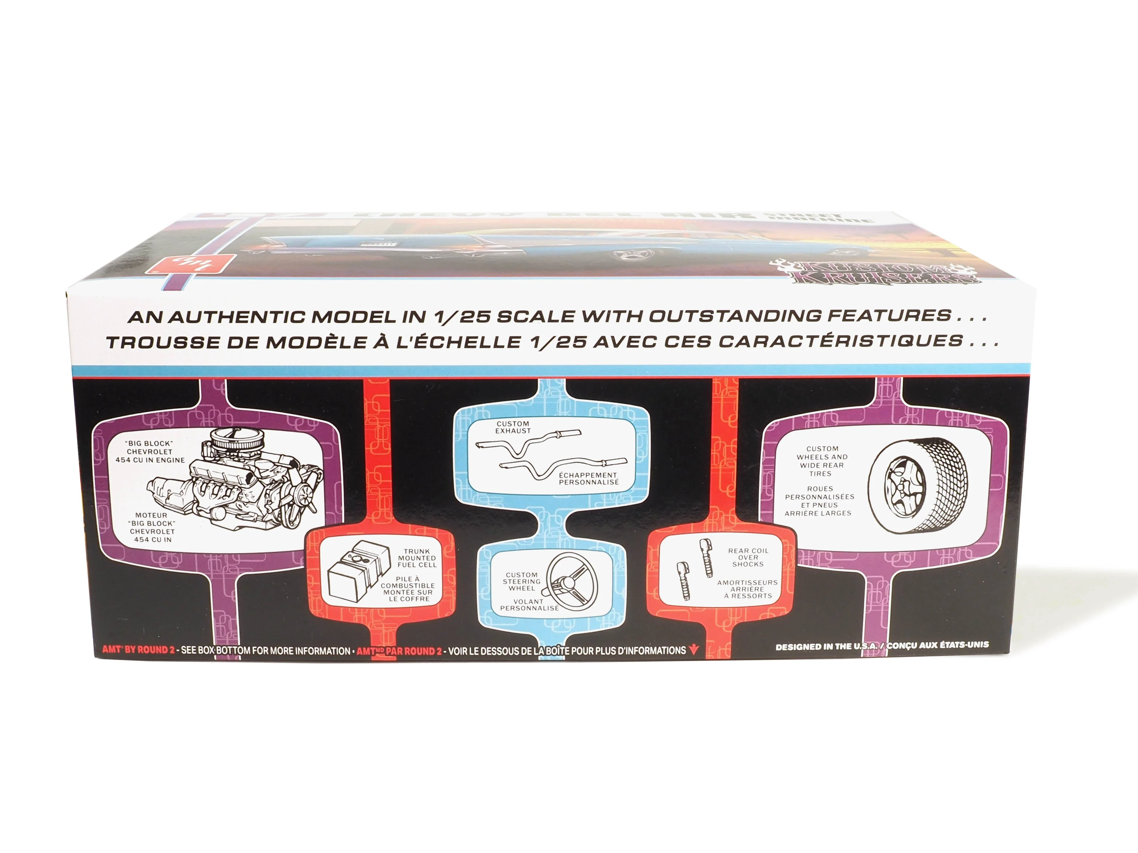 AMT 1957 Chevy Bel Air Street Machine 1:25 Scale Model Kit - Image 4