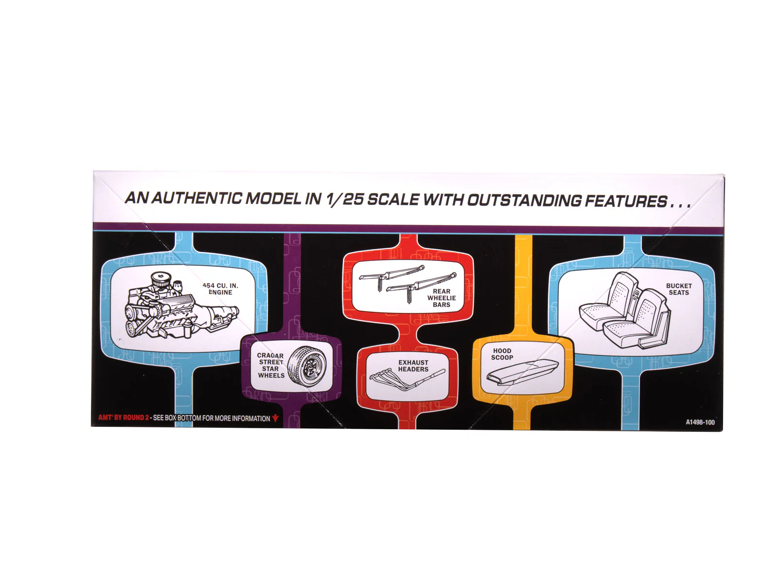 AMT 1957 Chevy Corvette Street Machine 1:25 Scale Model Kit - Image 3