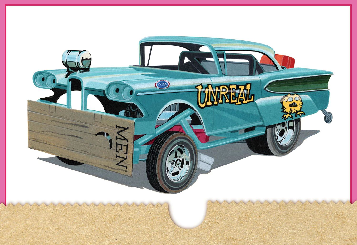 AMT 1958 Edsel AWB Funny Car "Unreal" 1:25 Scale Model Kit - Image 5
