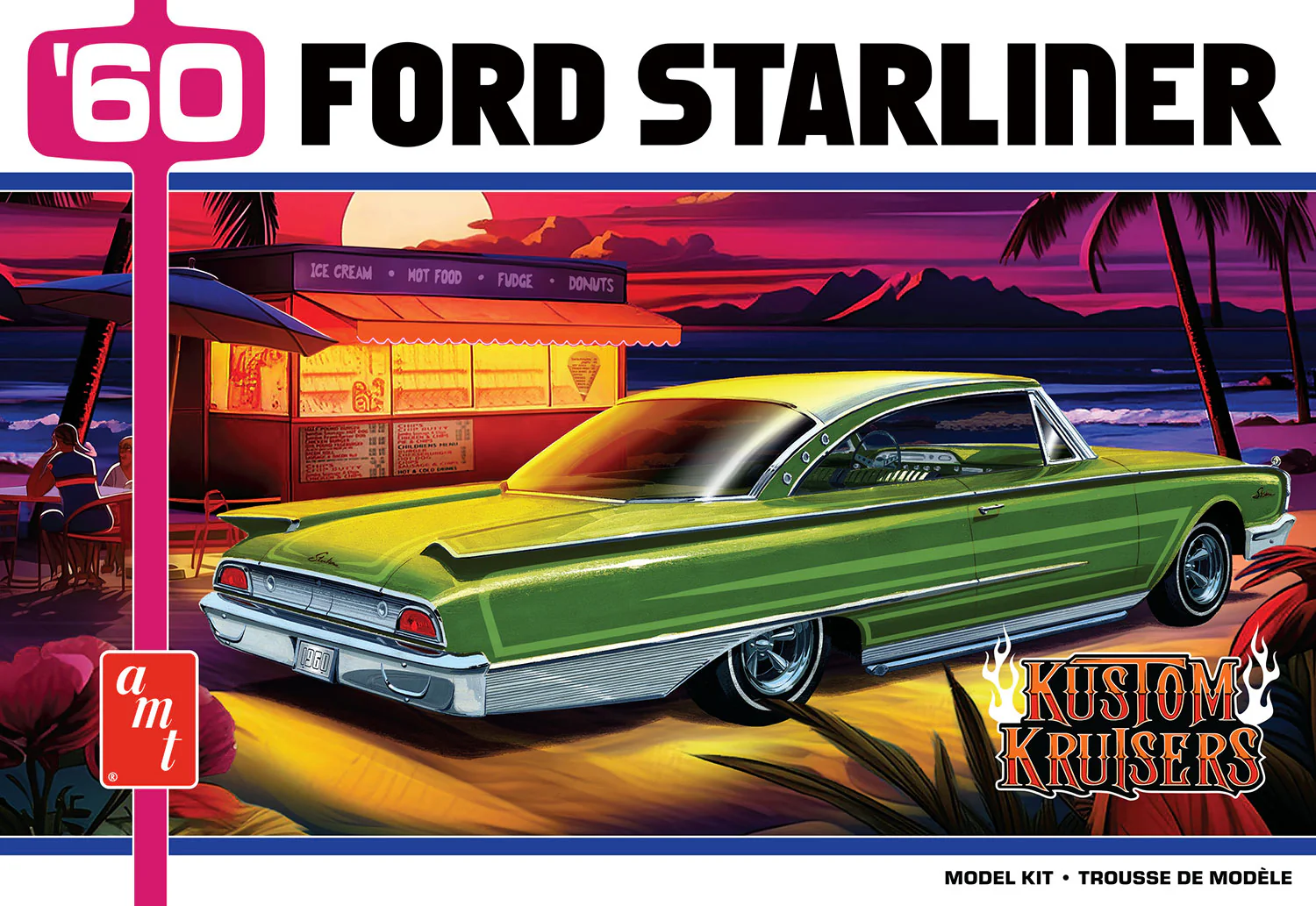 AMT 1960 Ford Starliner Custom 1:25 Scale Model Kit - Image 6