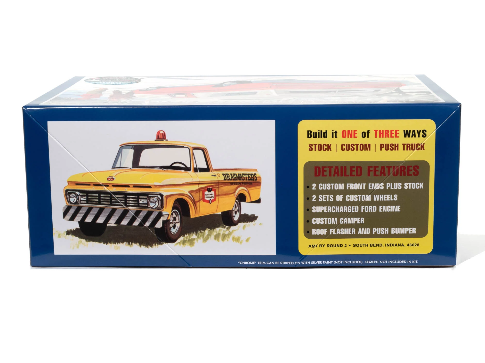 AMT 1963 Ford F-100 Camper Pickup 1:25 Scale Model Kit - Image 3