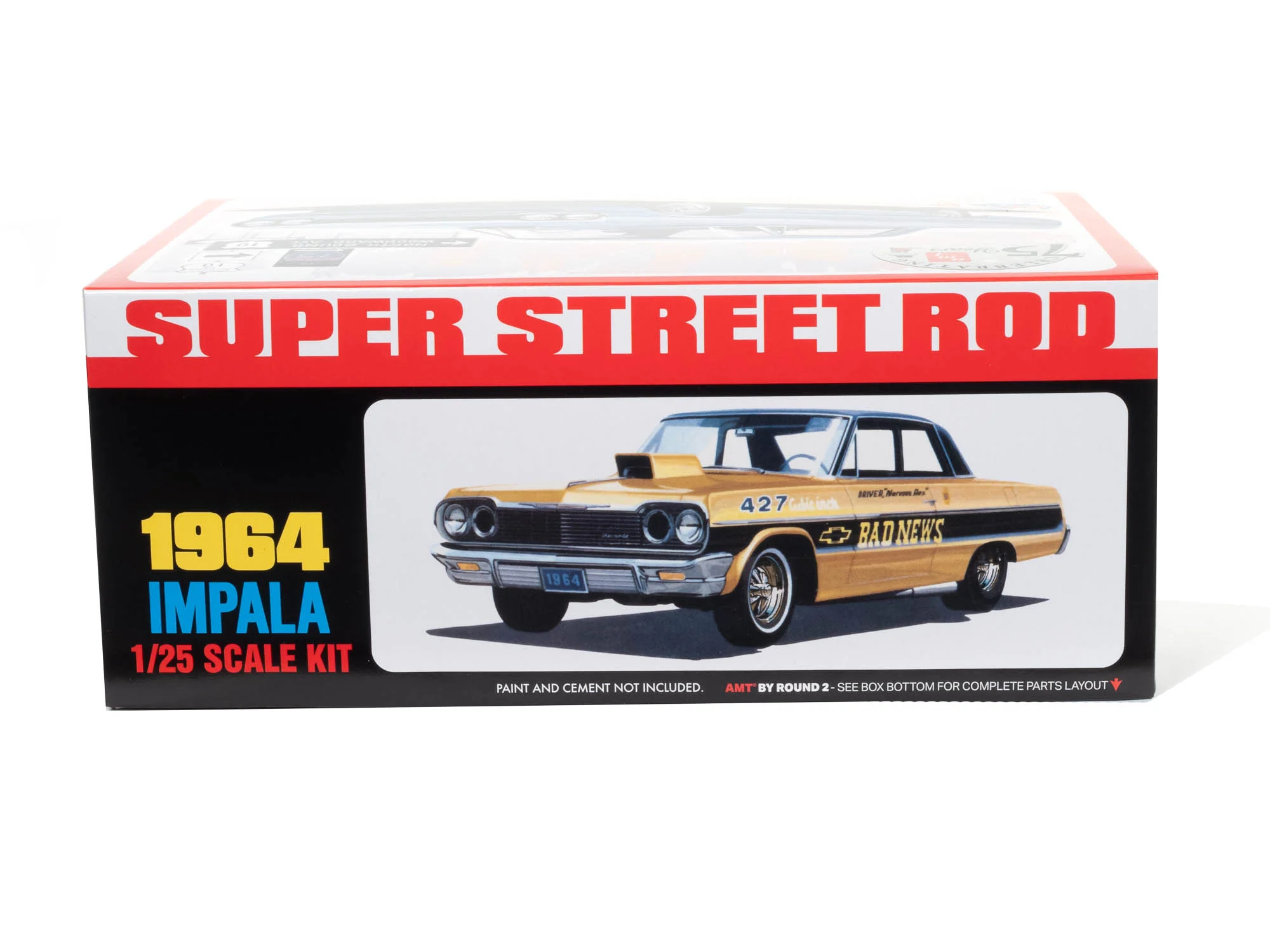 AMT 1964 Chevrolet Impala "Super Street Rod" 1:25 Scale Model Kit - Image 3