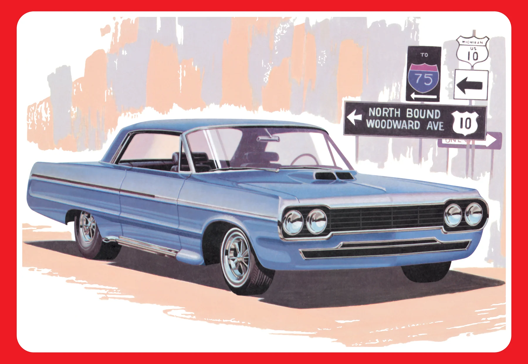 AMT 1964 Chevrolet Impala "Super Street Rod" 1:25 Scale Model Kit - Image 5
