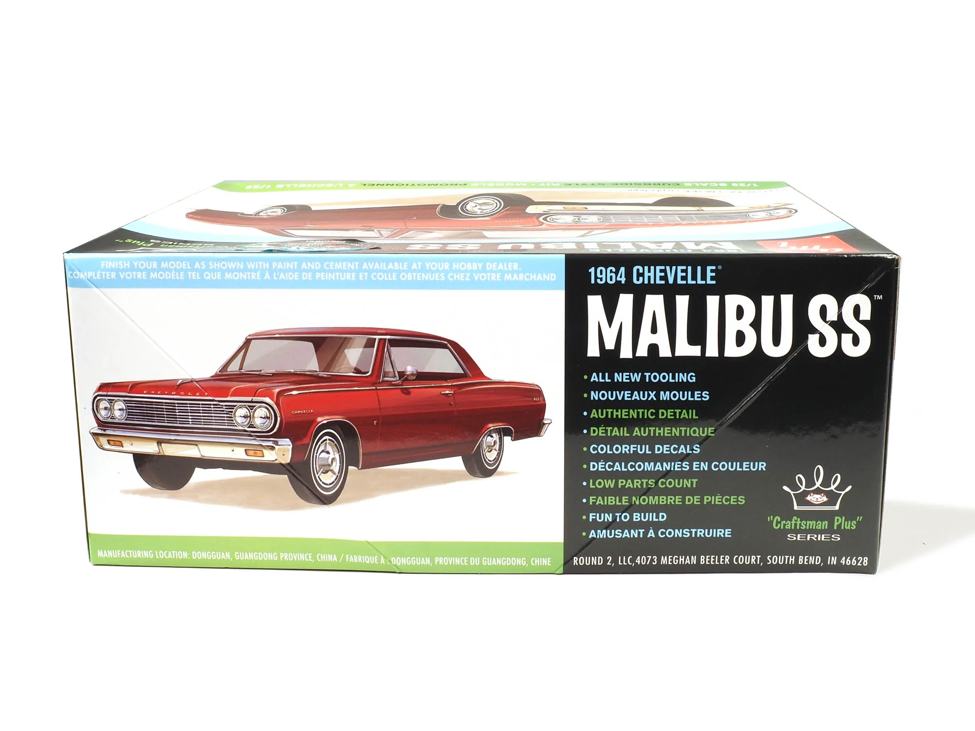 AMT 1964 Chevy Chevelle Malibu Super Sport "Craftsman Plus" 1:25 Scale Model Kit - Image 3