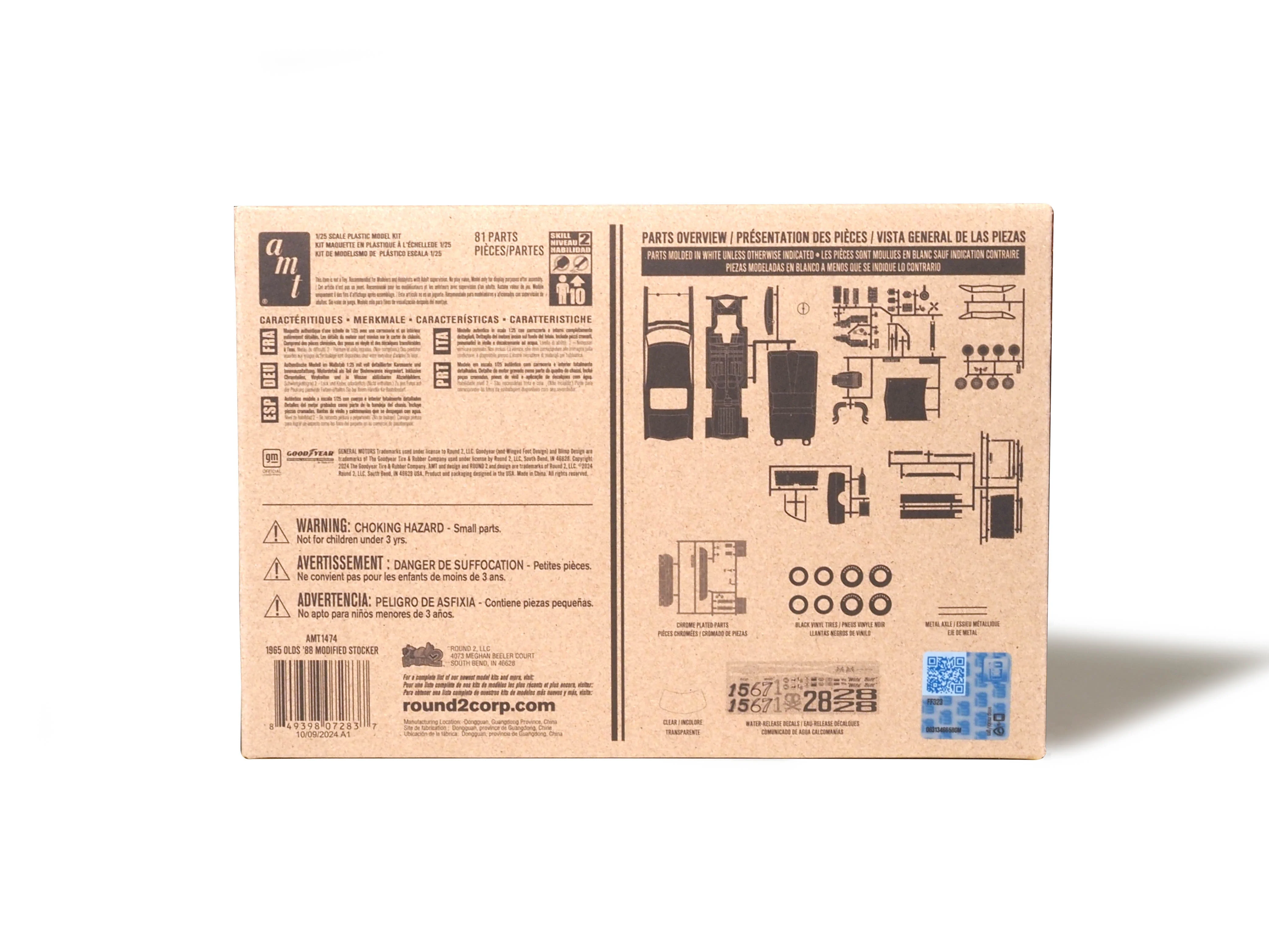 AMT 1965 Olds 88 Modified Stocker 1:25 Scale Model Kit - Image 6