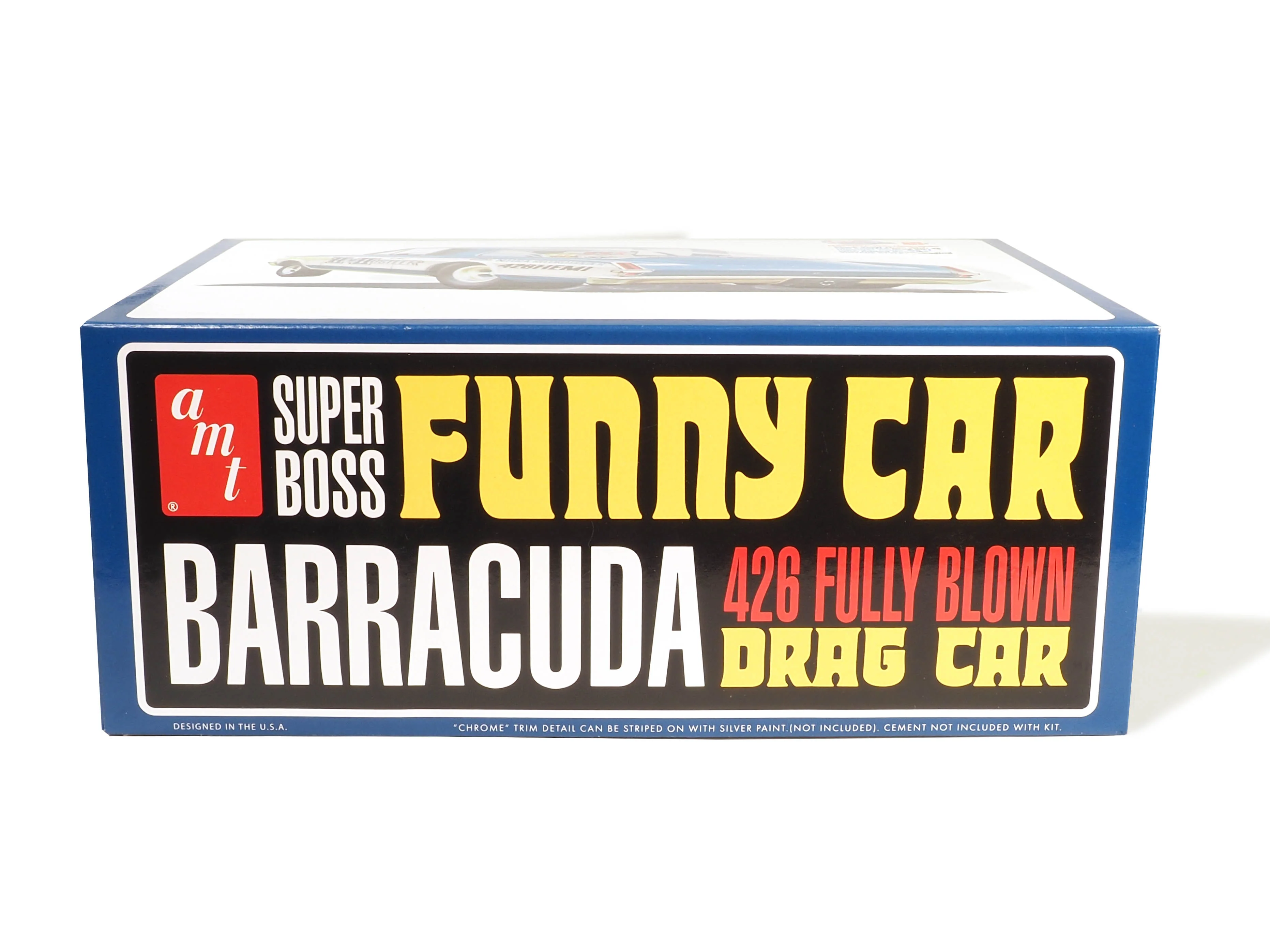 AMT 1966 Plymouth Barracuda Funny Car "Hemi Hustler" 1:25 Scale Model Kit - Image 3