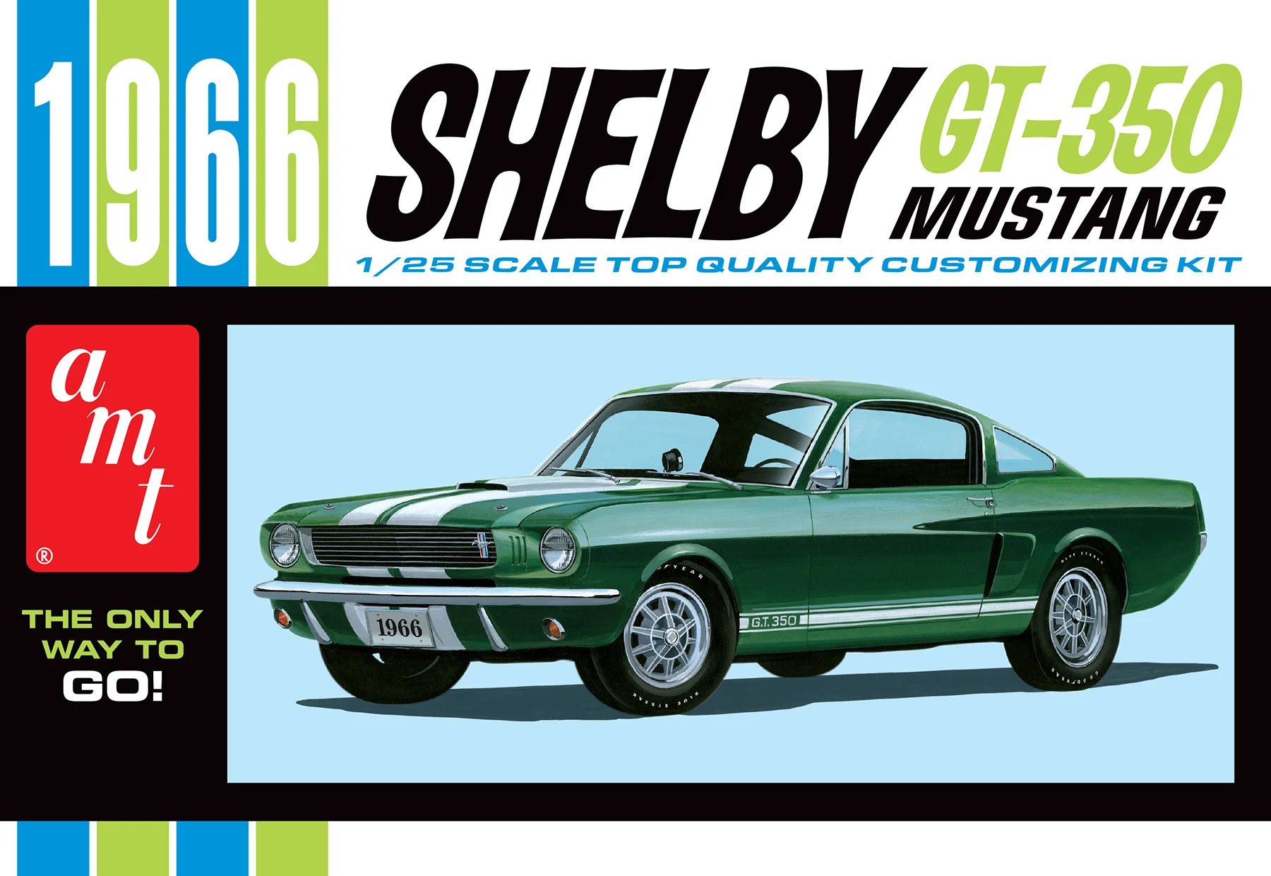 AMT 1966 Shelby Mustang GT-350 1:25 Scale Model Kit - Image 7