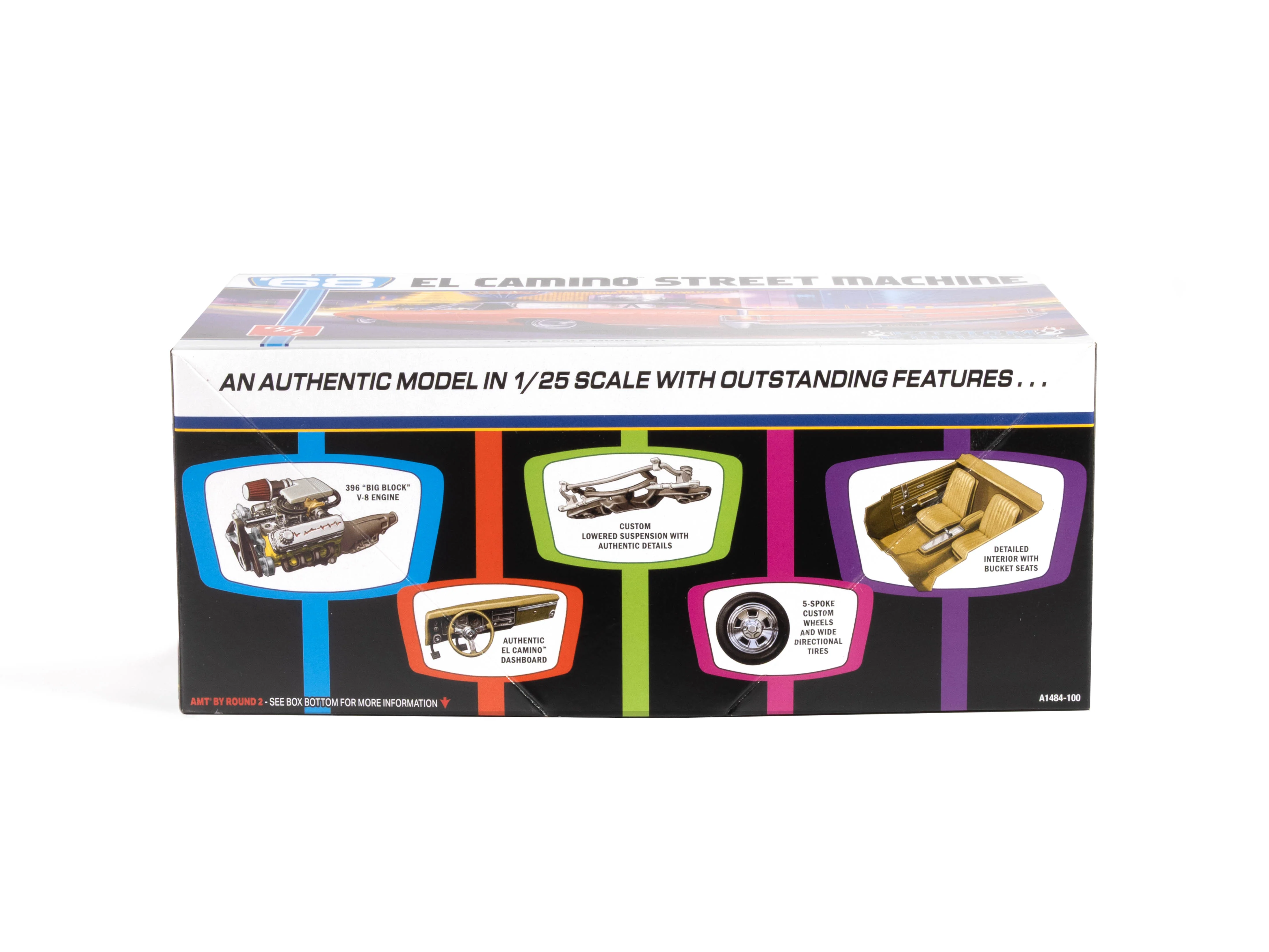 AMT 1968 Chevy El Camino Street Machine 1:25 Scale Model Kit - Image 3
