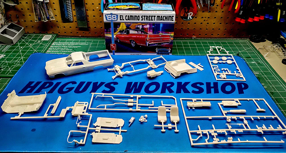 AMT 1968 Chevy El Camino Street Machine 1:25 Scale Model Kit - Image 5