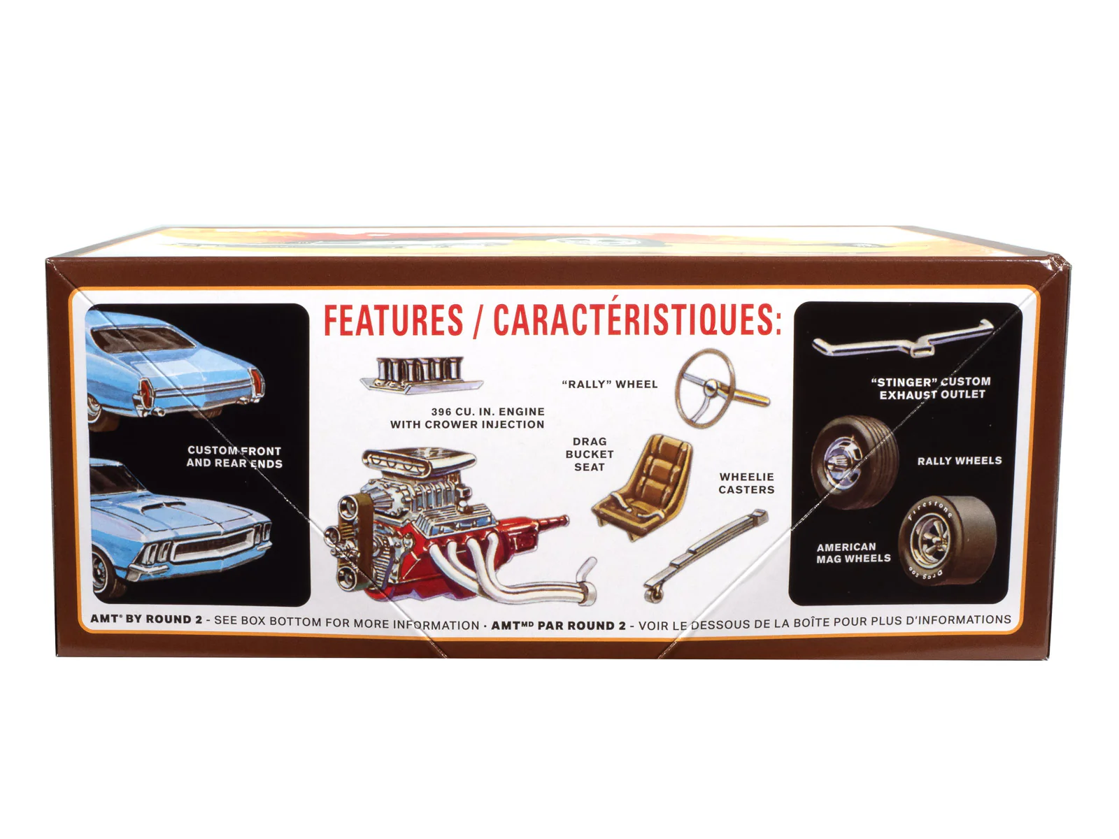 AMT 1969 Chevy Chevelle SS 396 Hardtop 1:25 Scale Model Kit - Image 3
