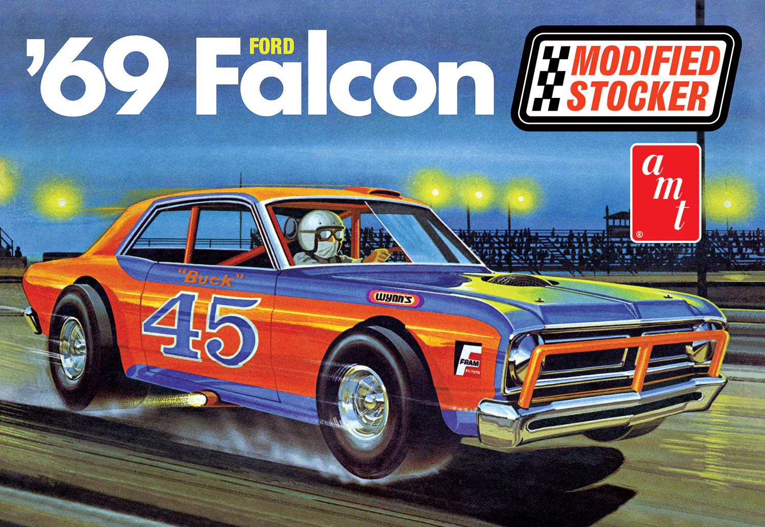 AMT 1969 Ford Falcon Modified Stocker 1:25 Scale Model Kit - Image 2